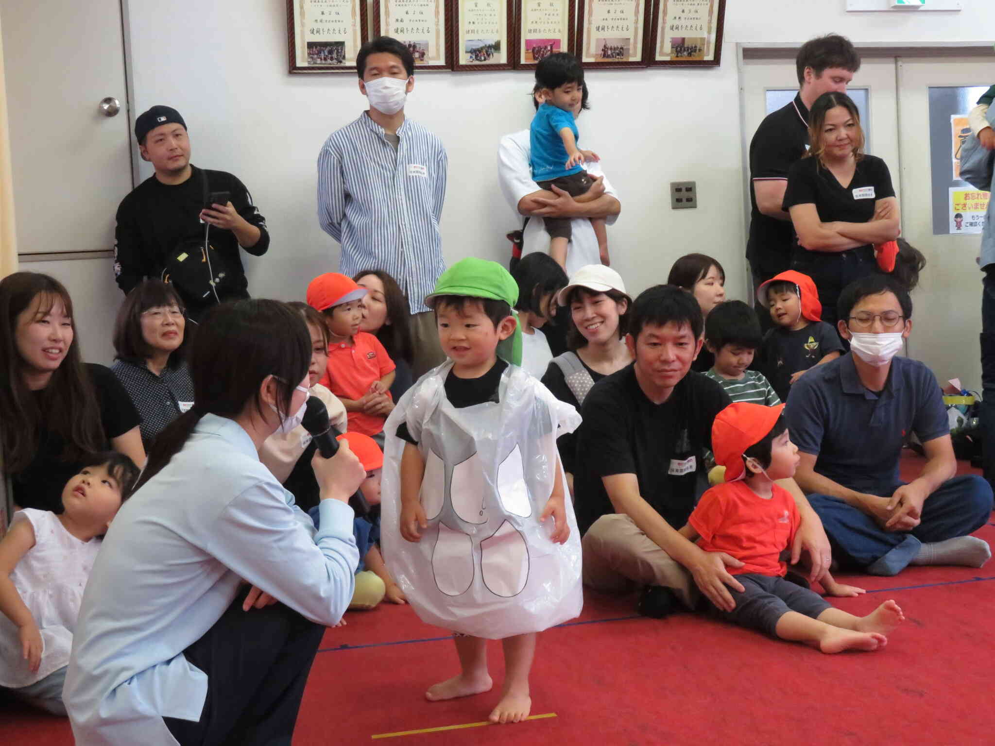 あひる組（1歳児クラス）の運動会