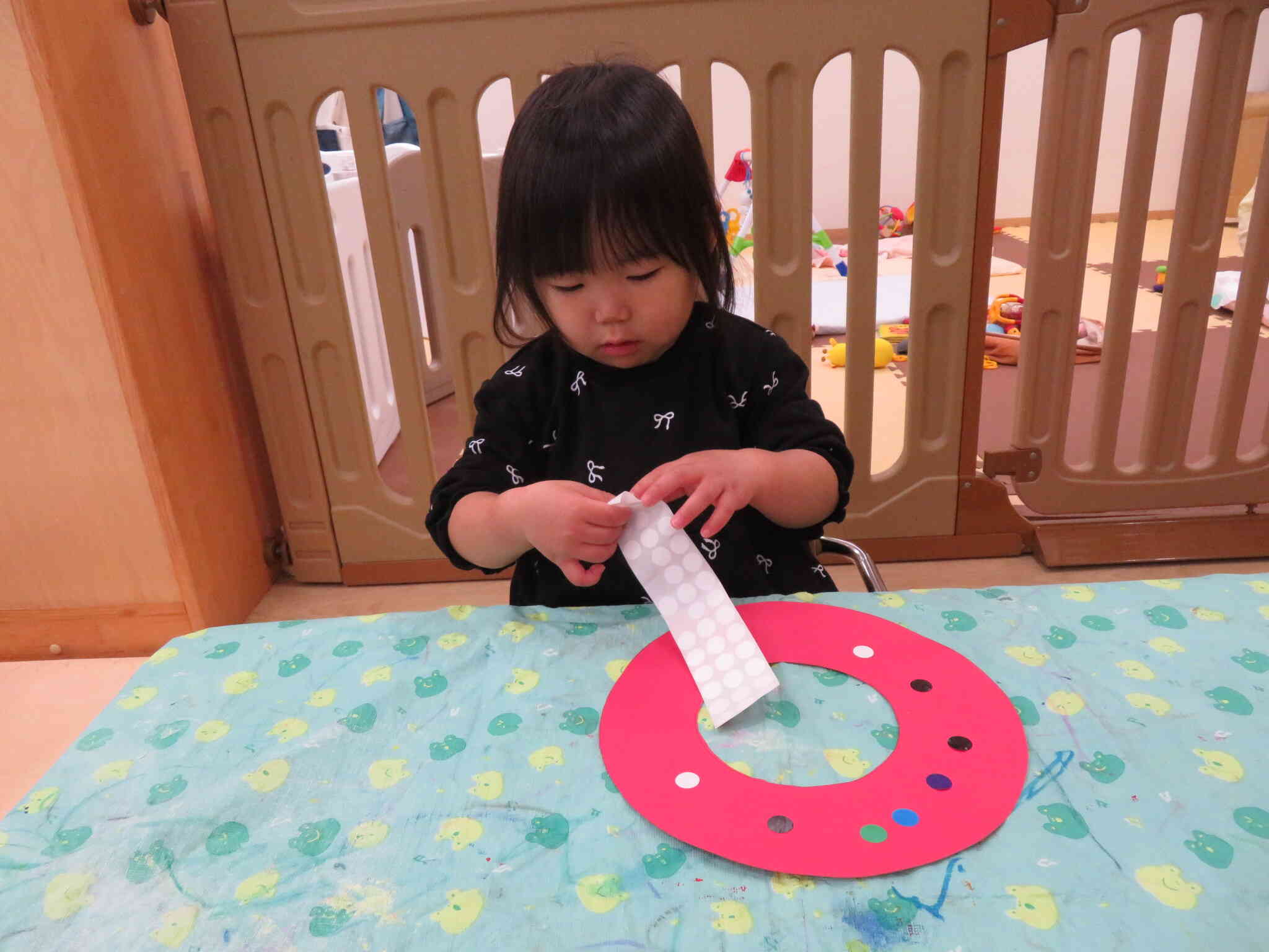 あひる組（１歳児クラス）の様子