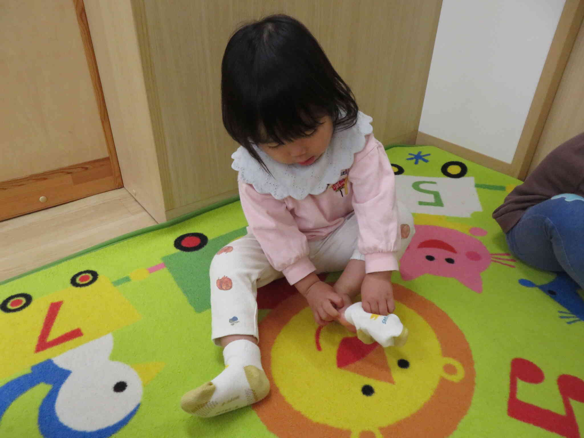 あひる組（１歳児クラス）の様子