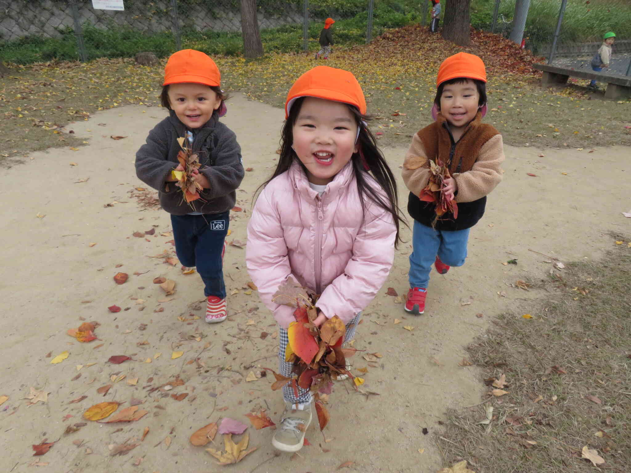 寒くても外で遊びたい