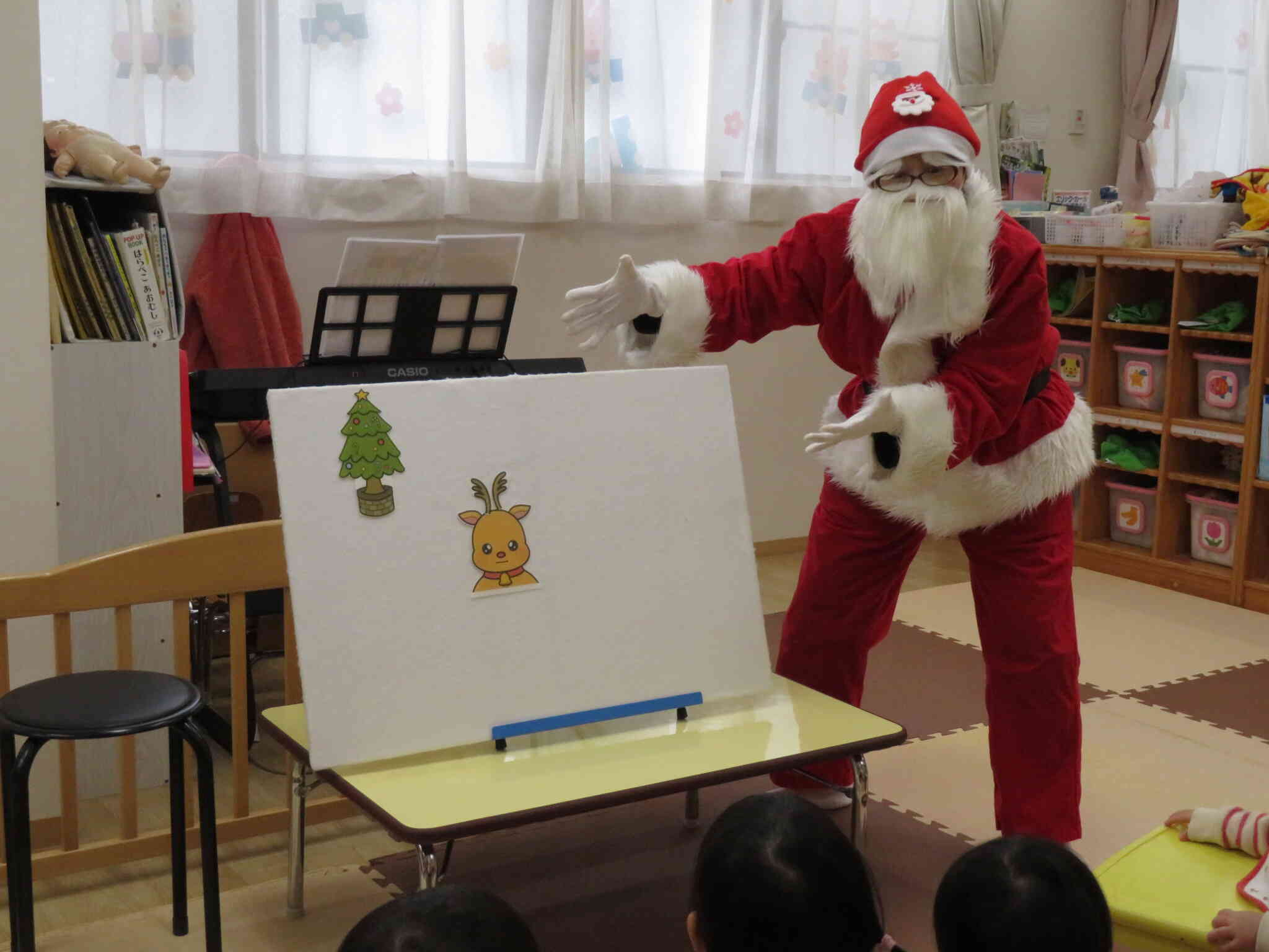 サンタクロースからのトナカイクイズ。