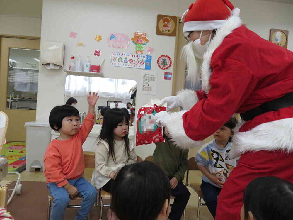 お名前を呼ばれたら、返事ができました。