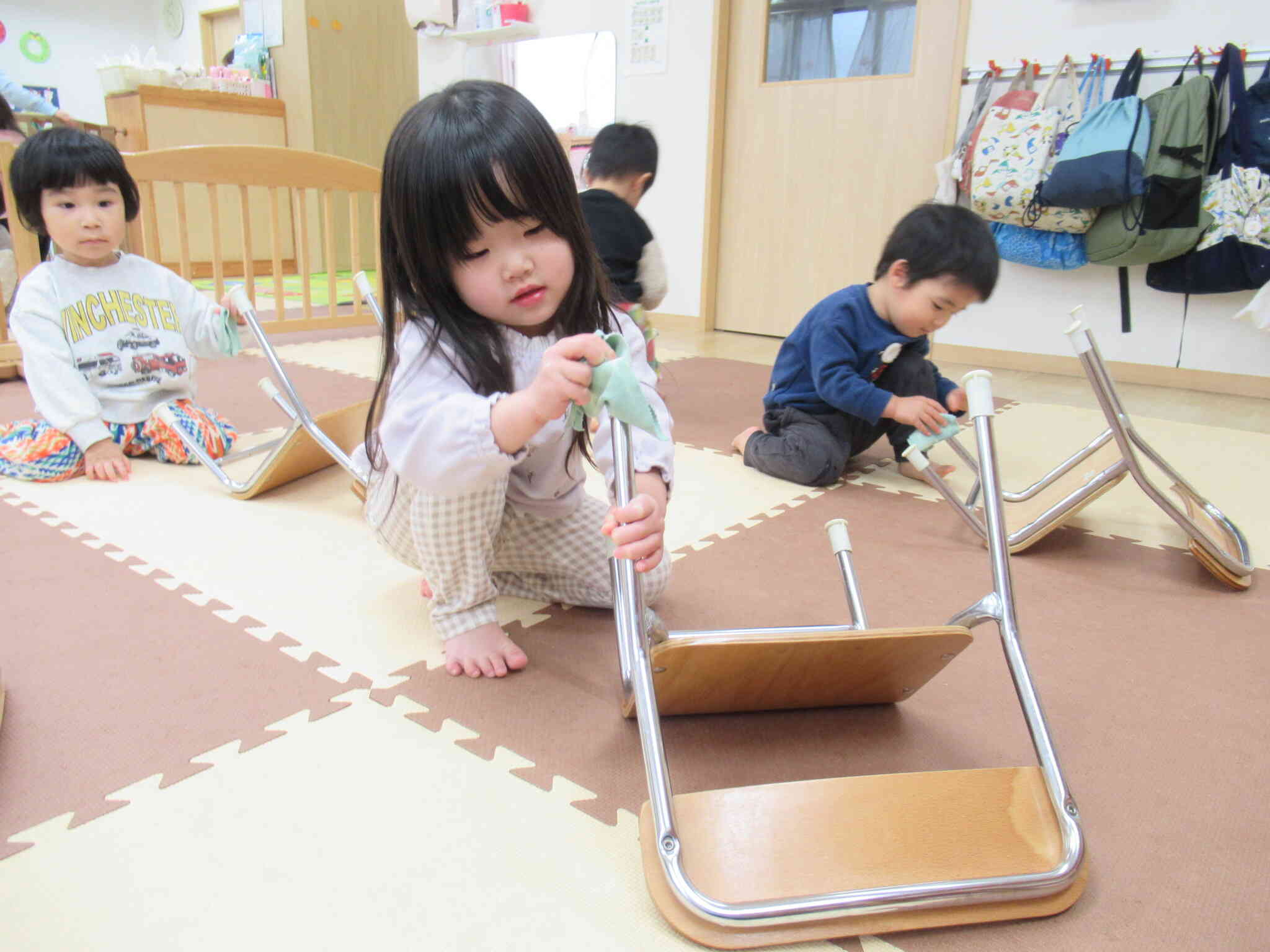 自分達が使っているものを　きれいに