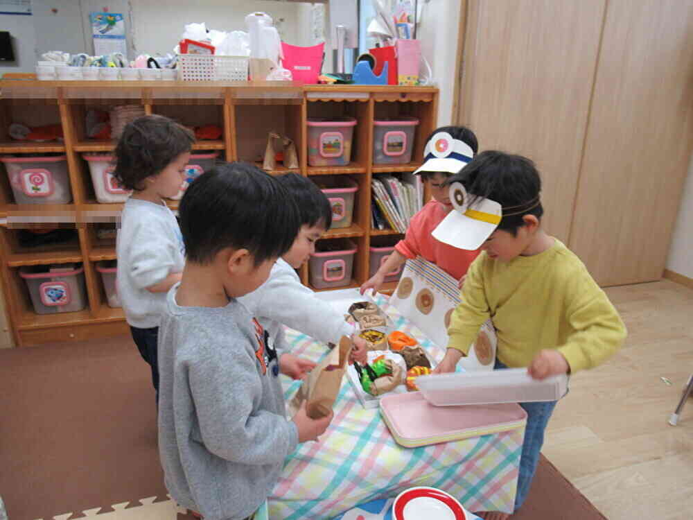 楽しいお店屋さんごっこ