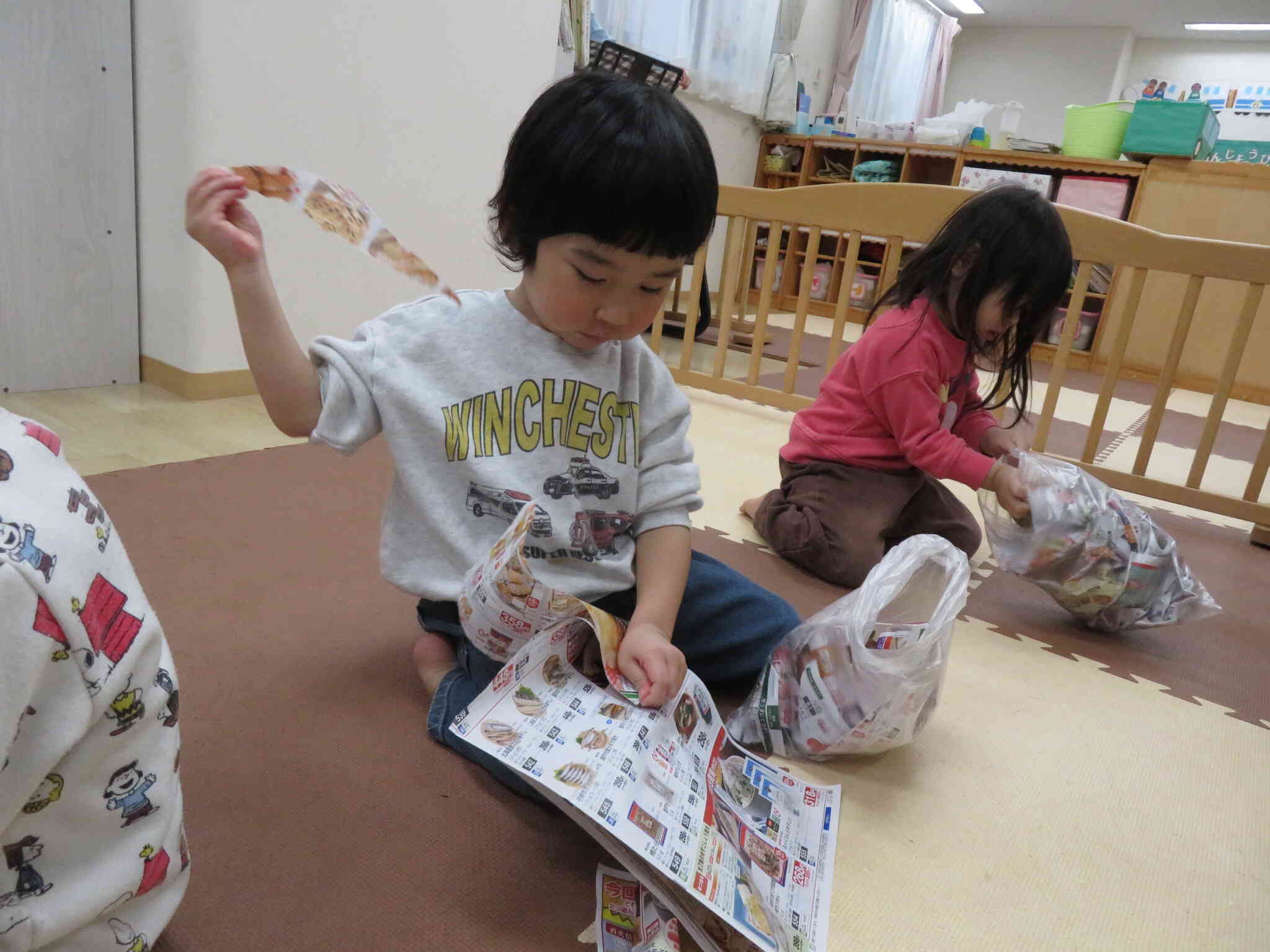 うさぎ組（２歳児クラス）の様子