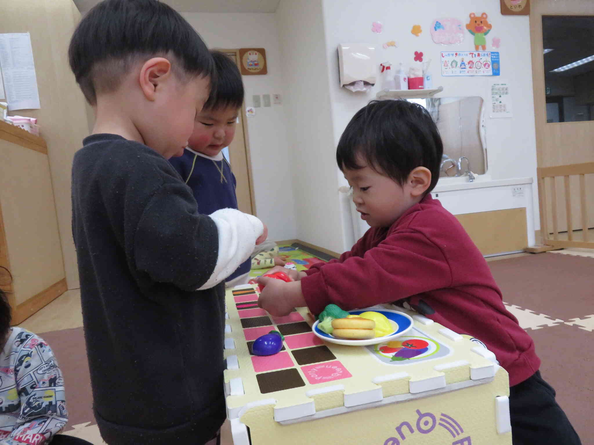 キッチンでお料理