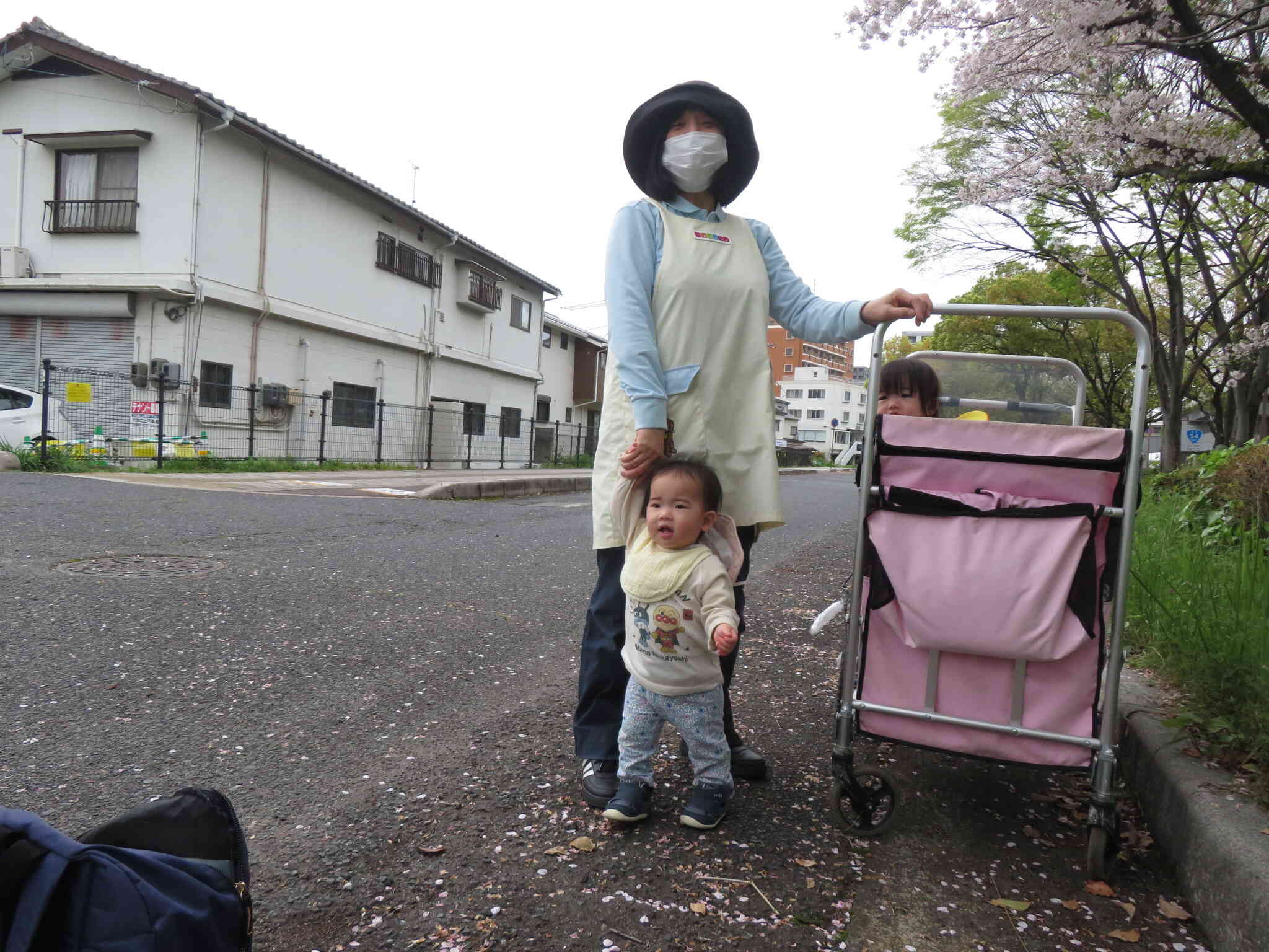 お花見をしたよ