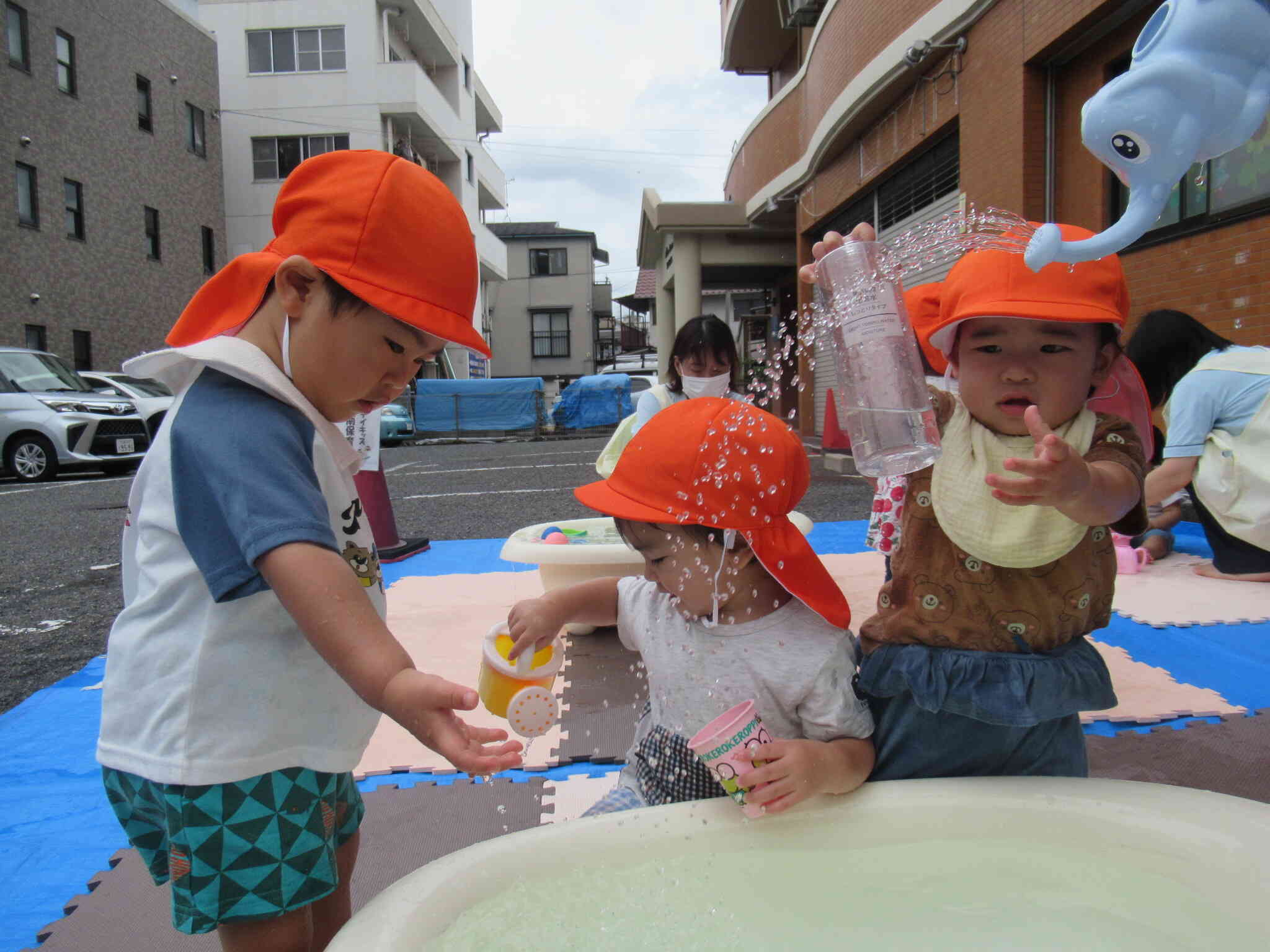 水の感触