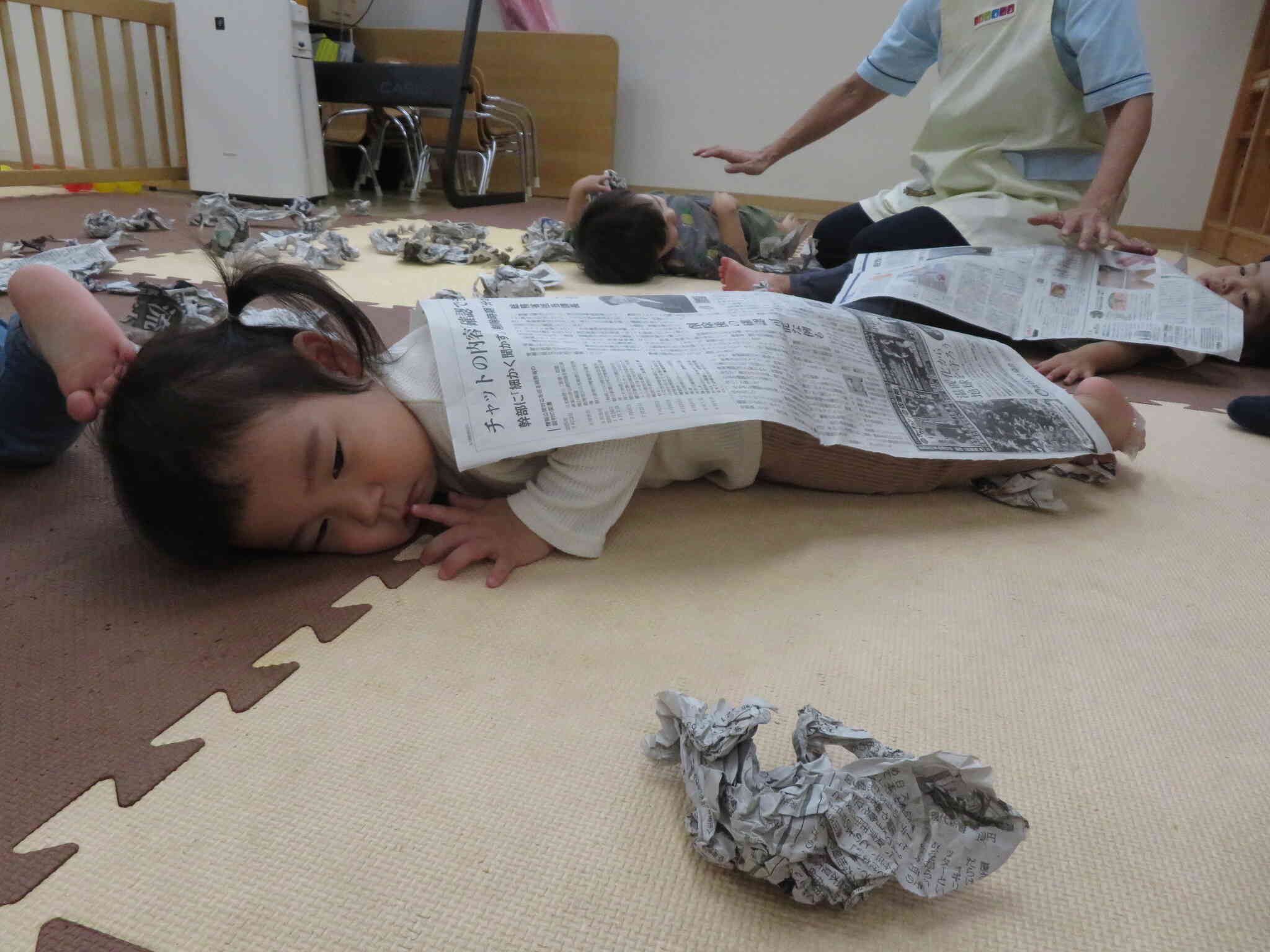 今度は　お布団？