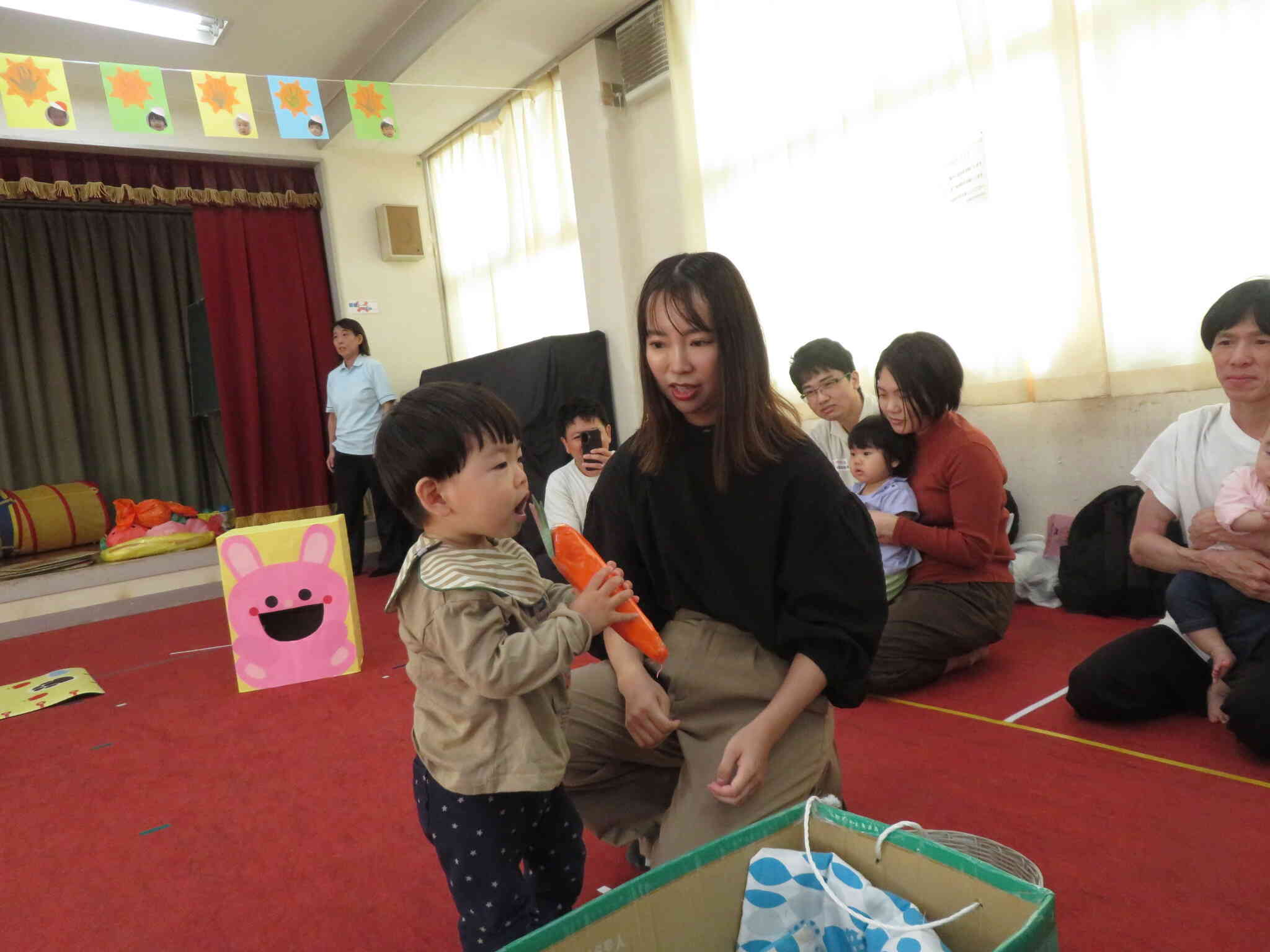 ひよこ組(0歳児クラス)の運動会