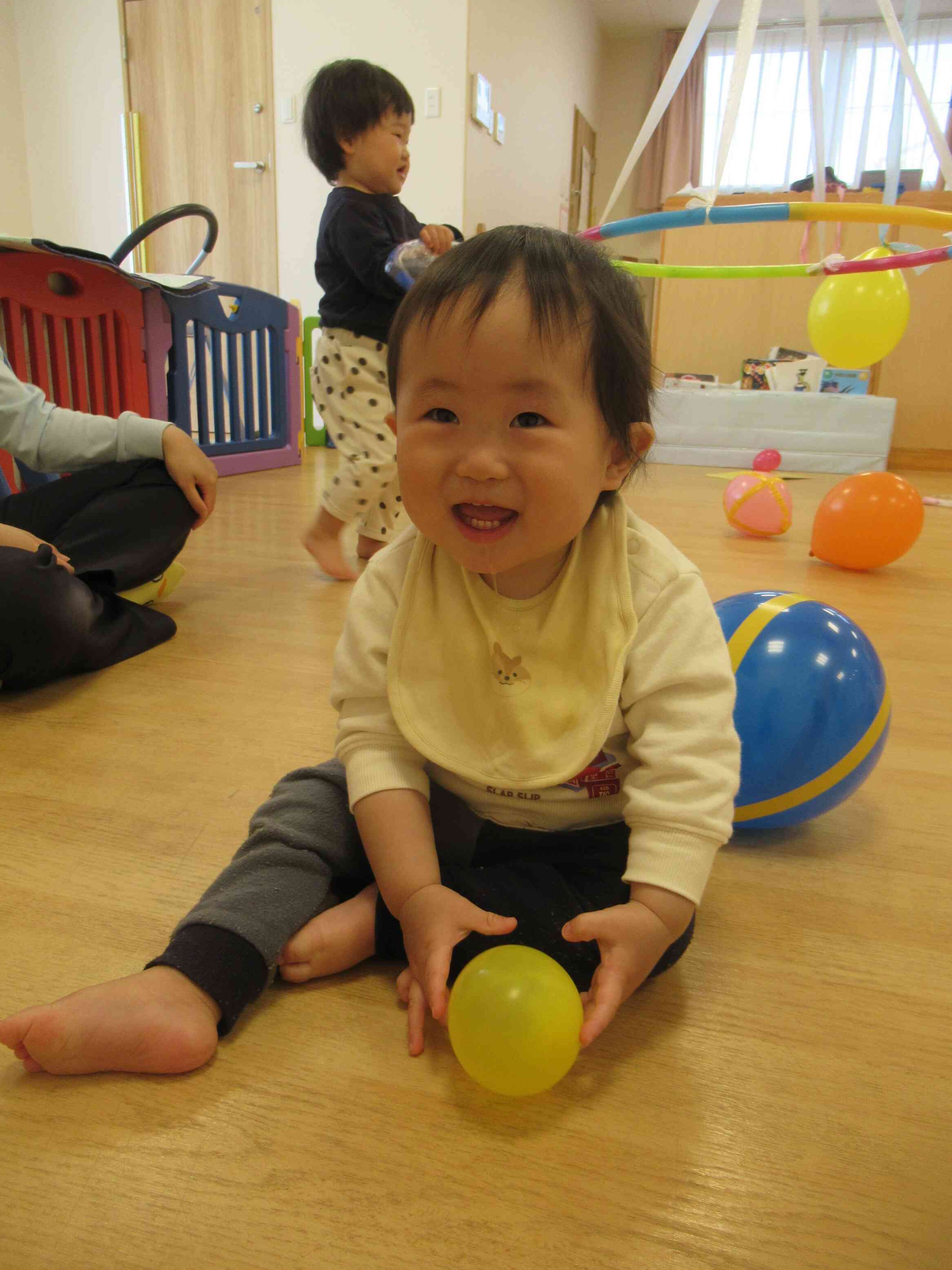 小さな風船みつけた！！