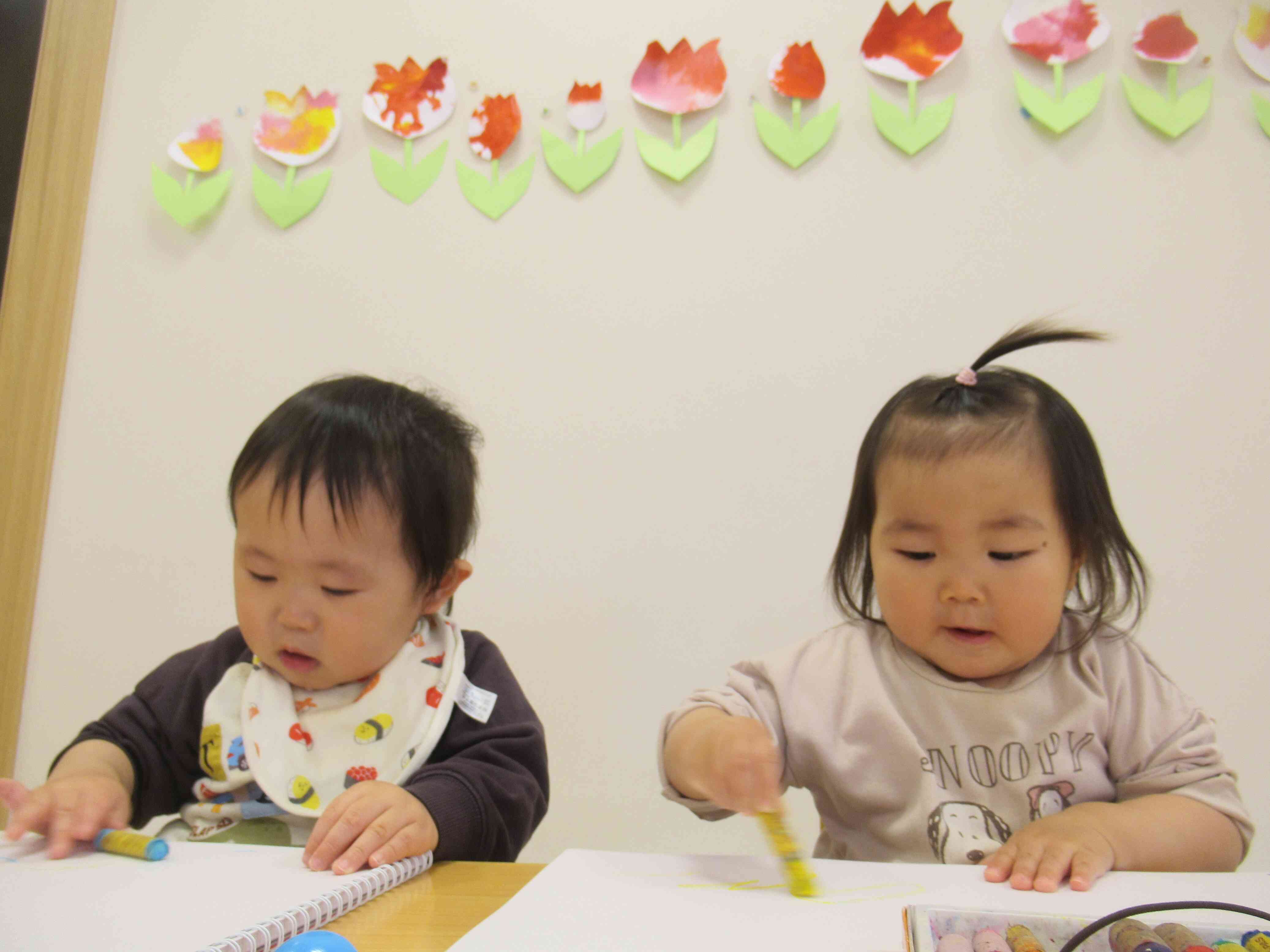 とんとん、ぐるぐる～♪