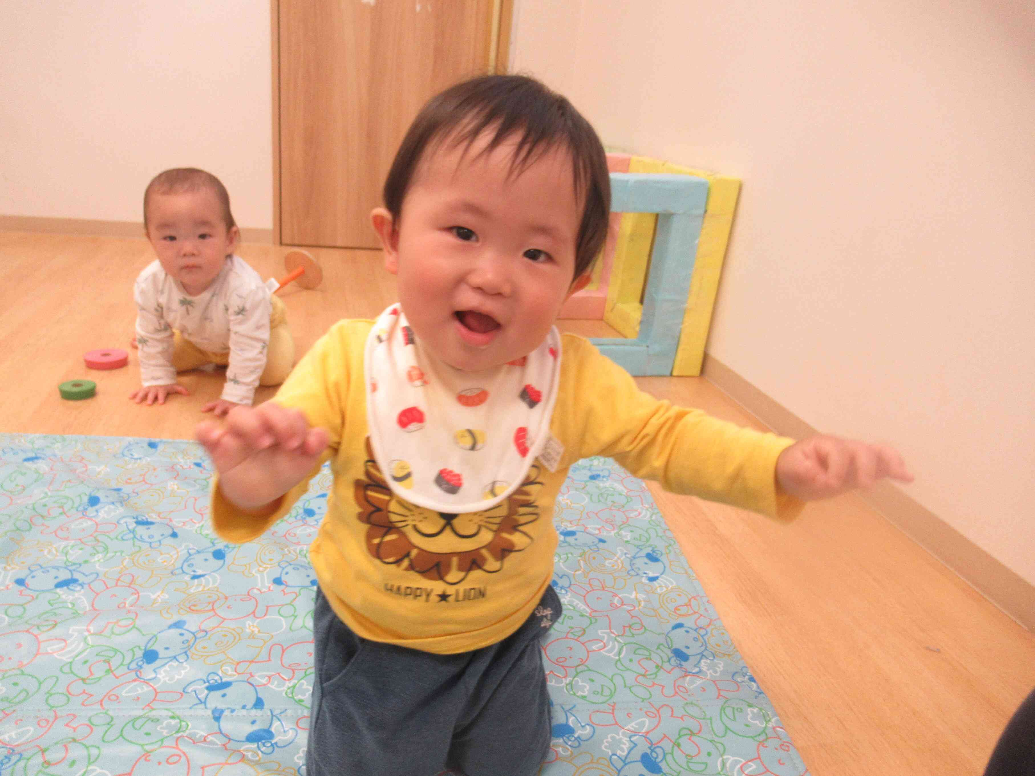 １、２、１、２♪