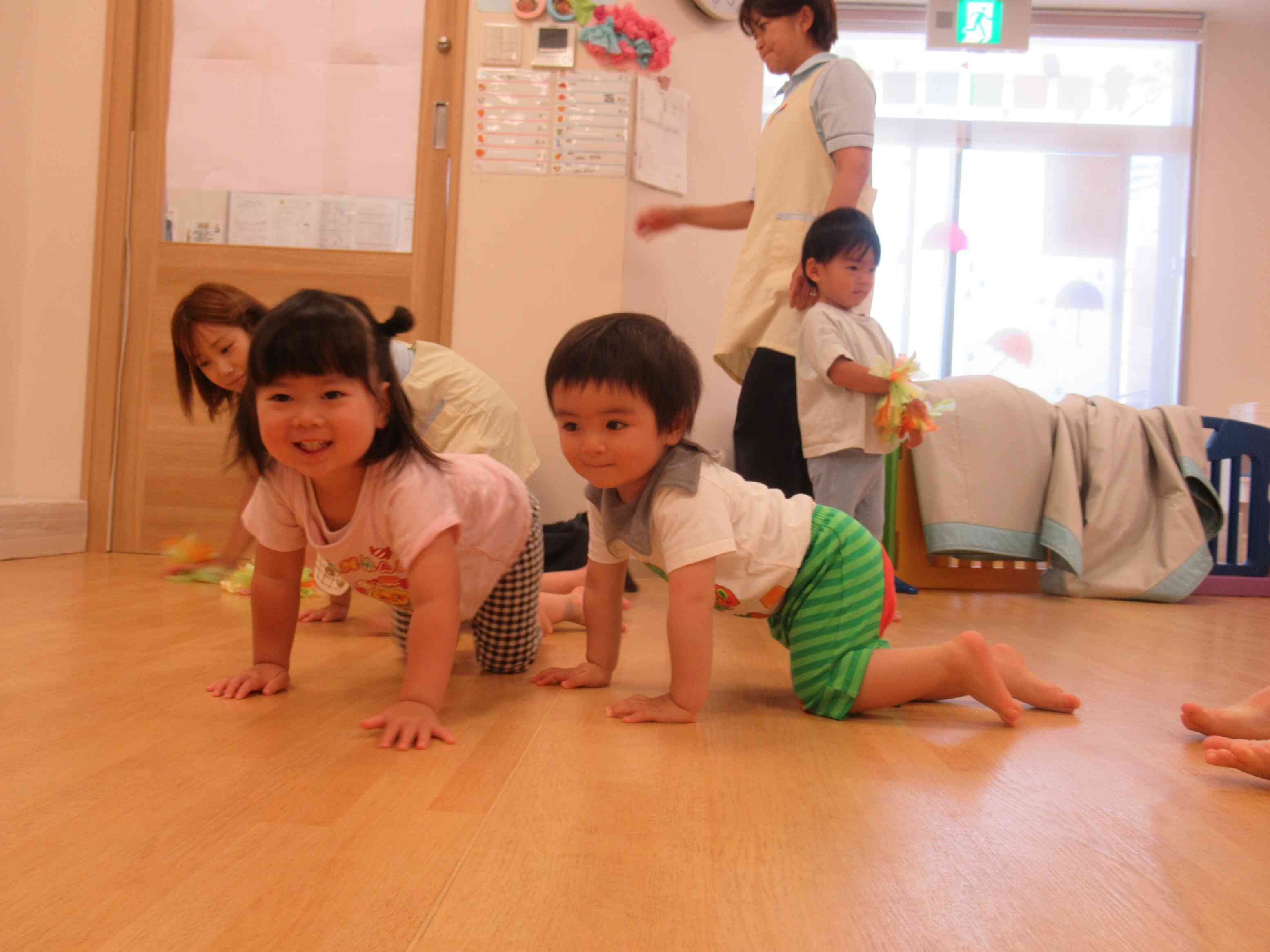 園庭開放に行ったよ♪