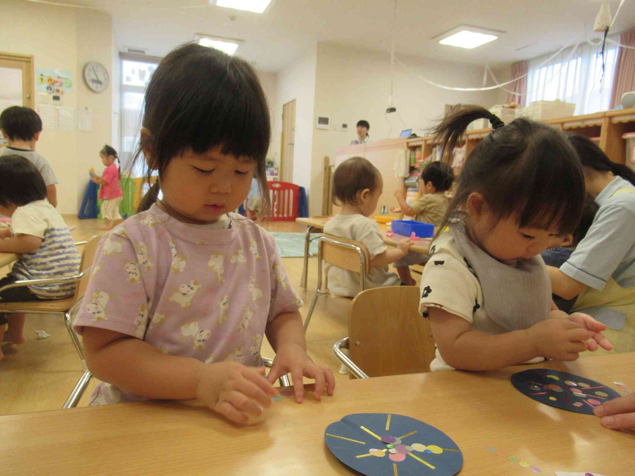 あひる組さんは制作もしました!