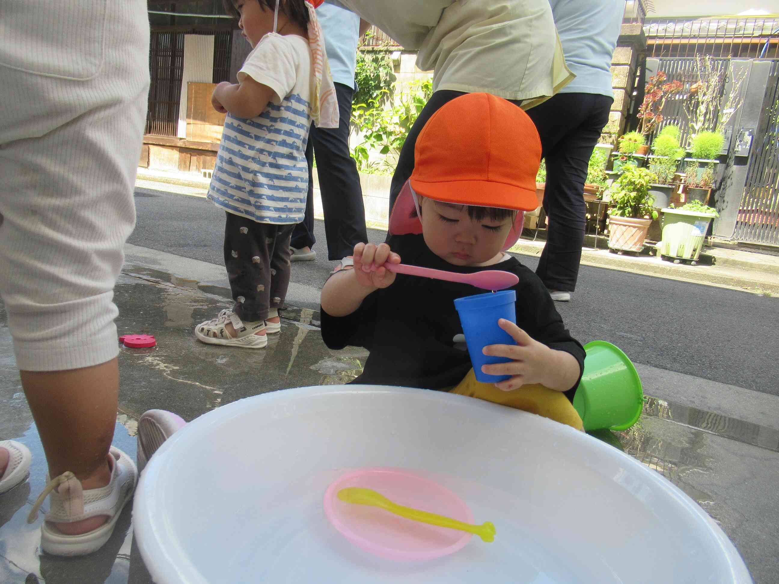 パシャパシャ気持ちいいね！