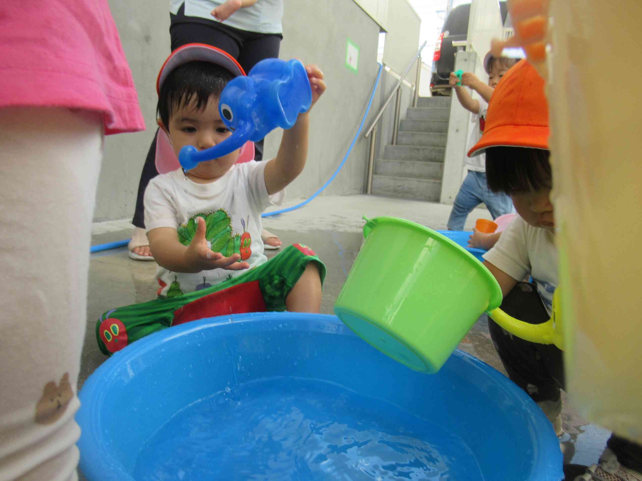 冷たくて気持ちいいね！