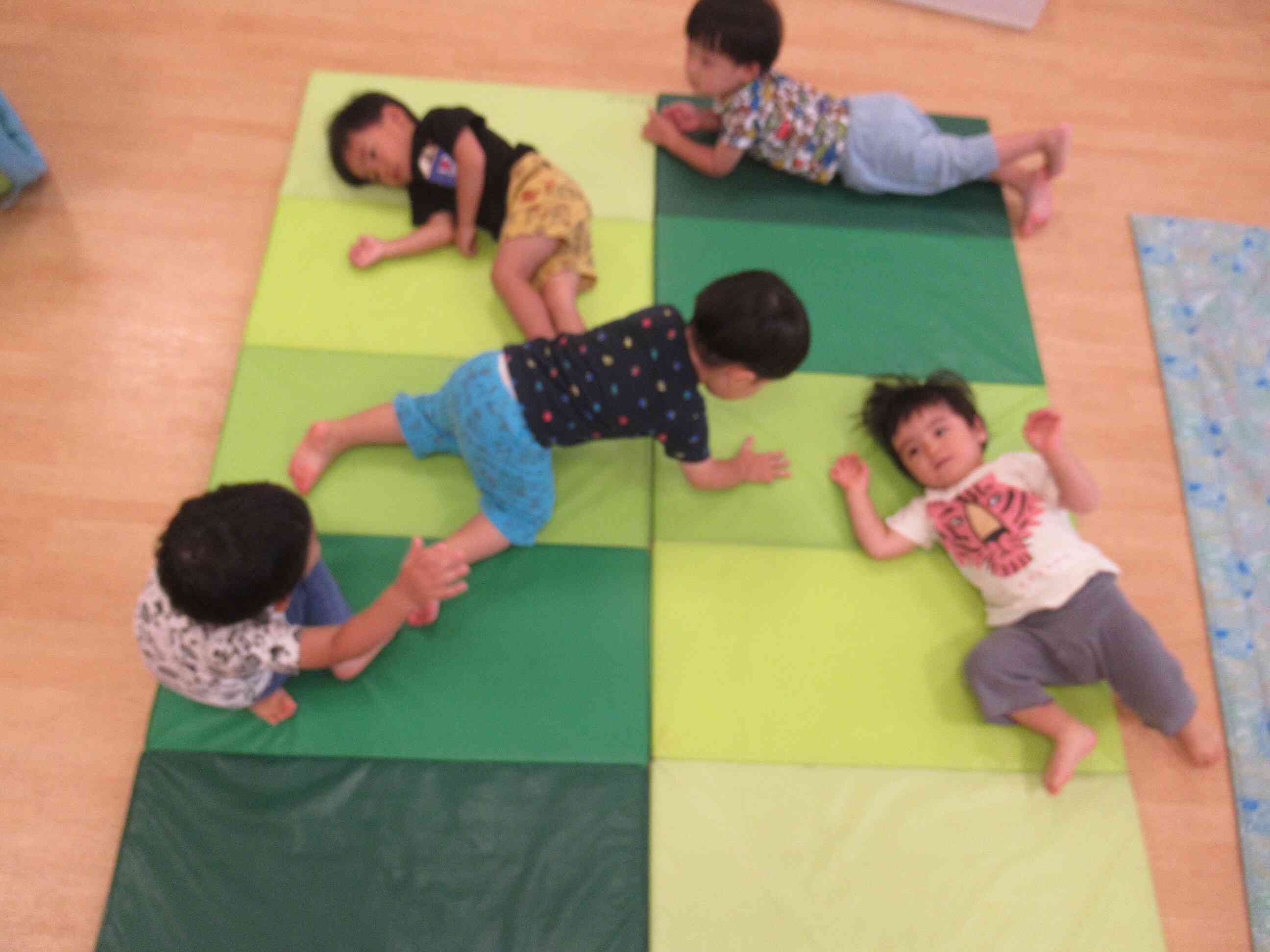 たくさん体を動かした後は一休み～