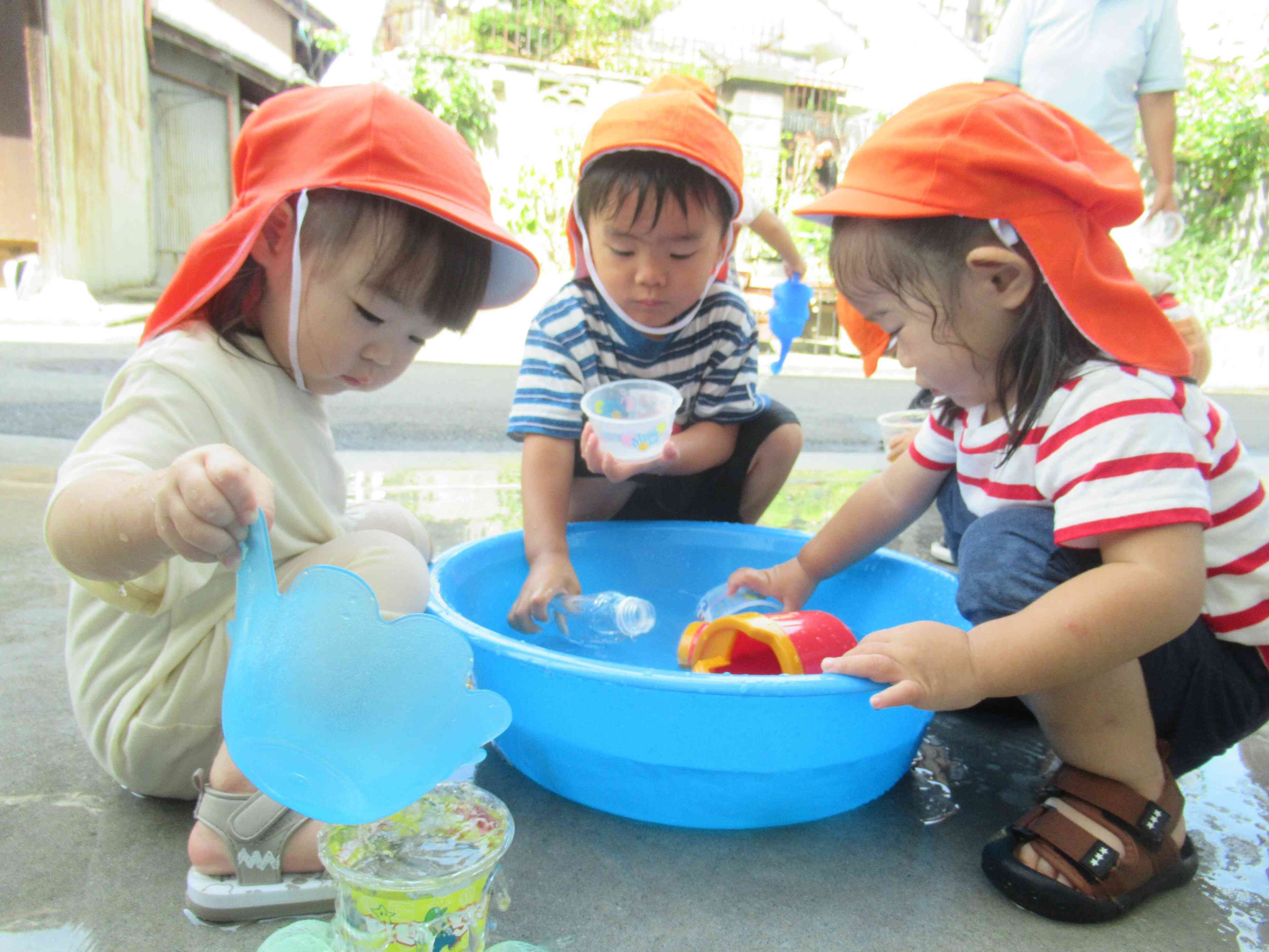 水遊びしたよ！