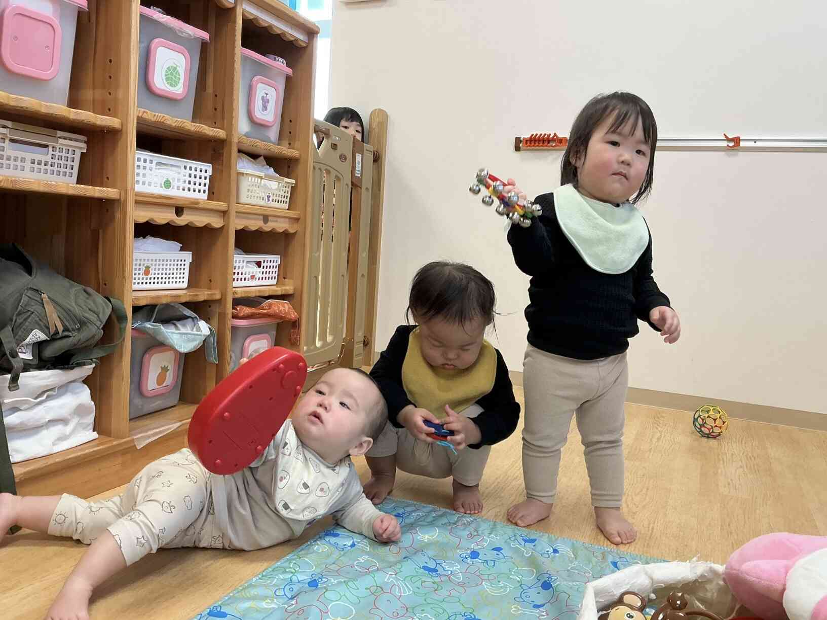 楽器を鳴らしたよ。