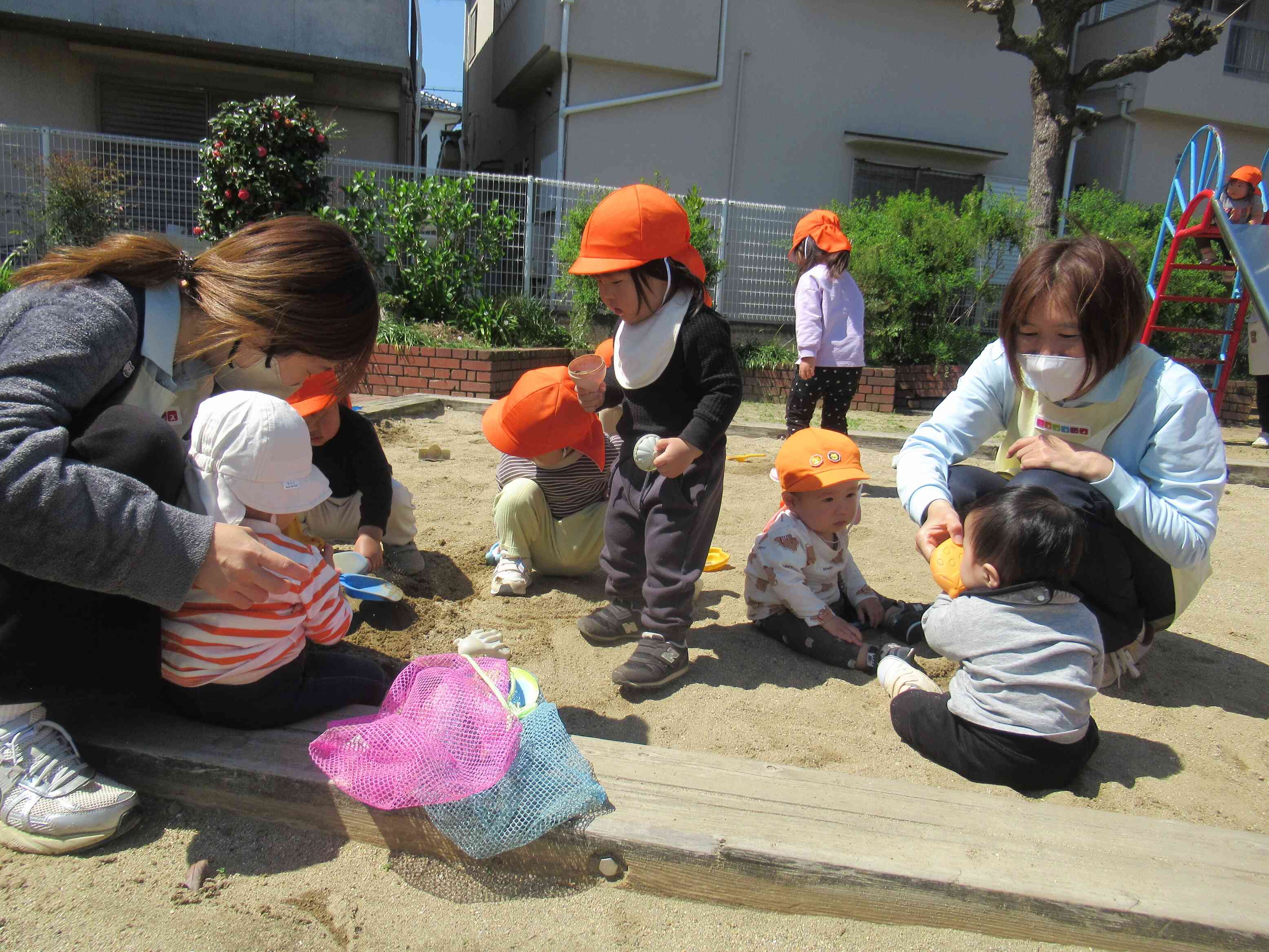 大人気のお砂場！