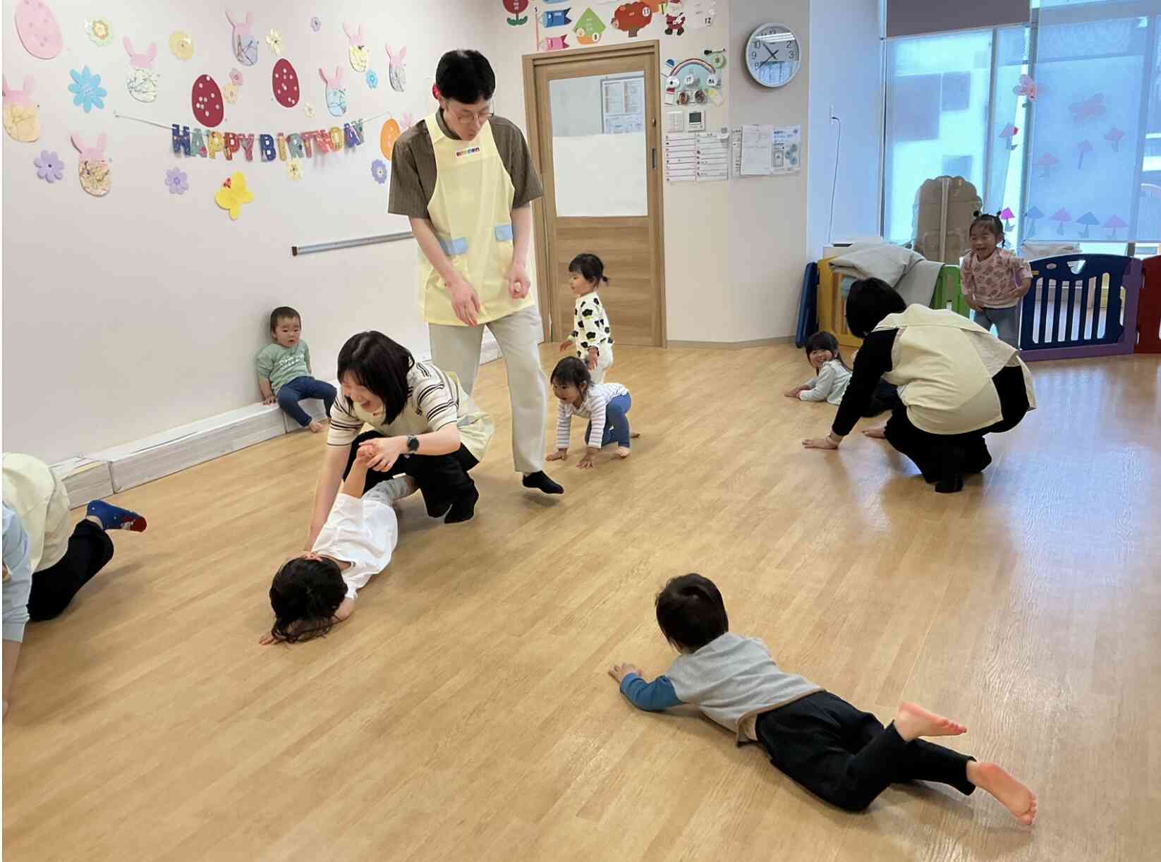 体を動かして遊んだよ！