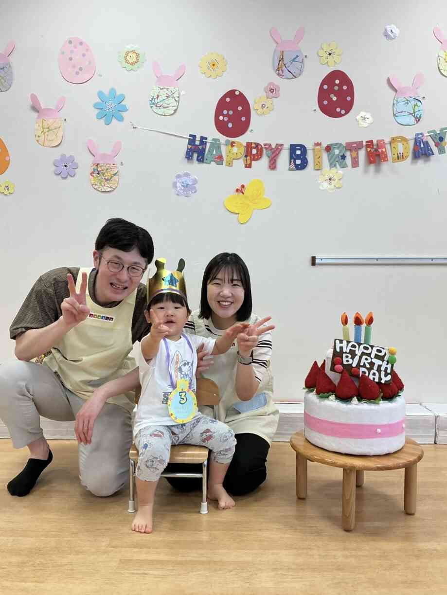 ママとパパとお写真撮ったよ！