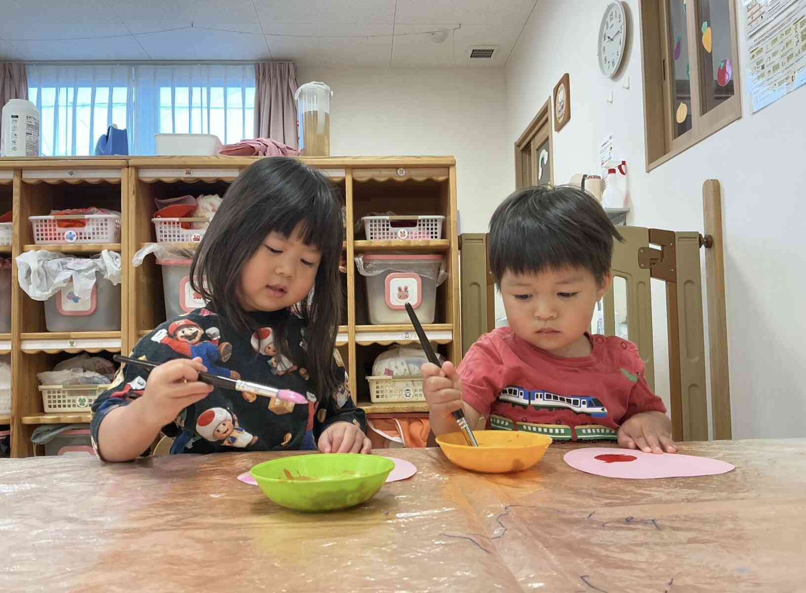 絵の具をしたよ‼︎