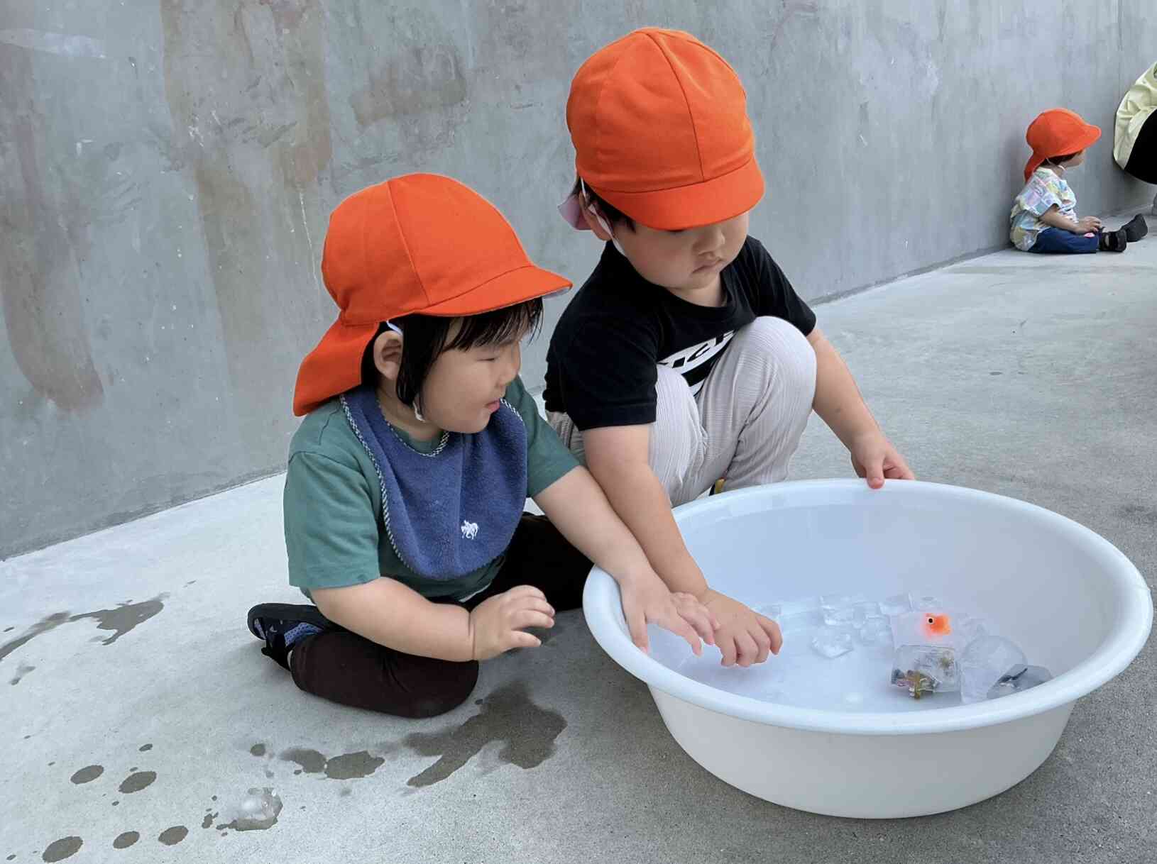 冷たくて気持ちいいね♪