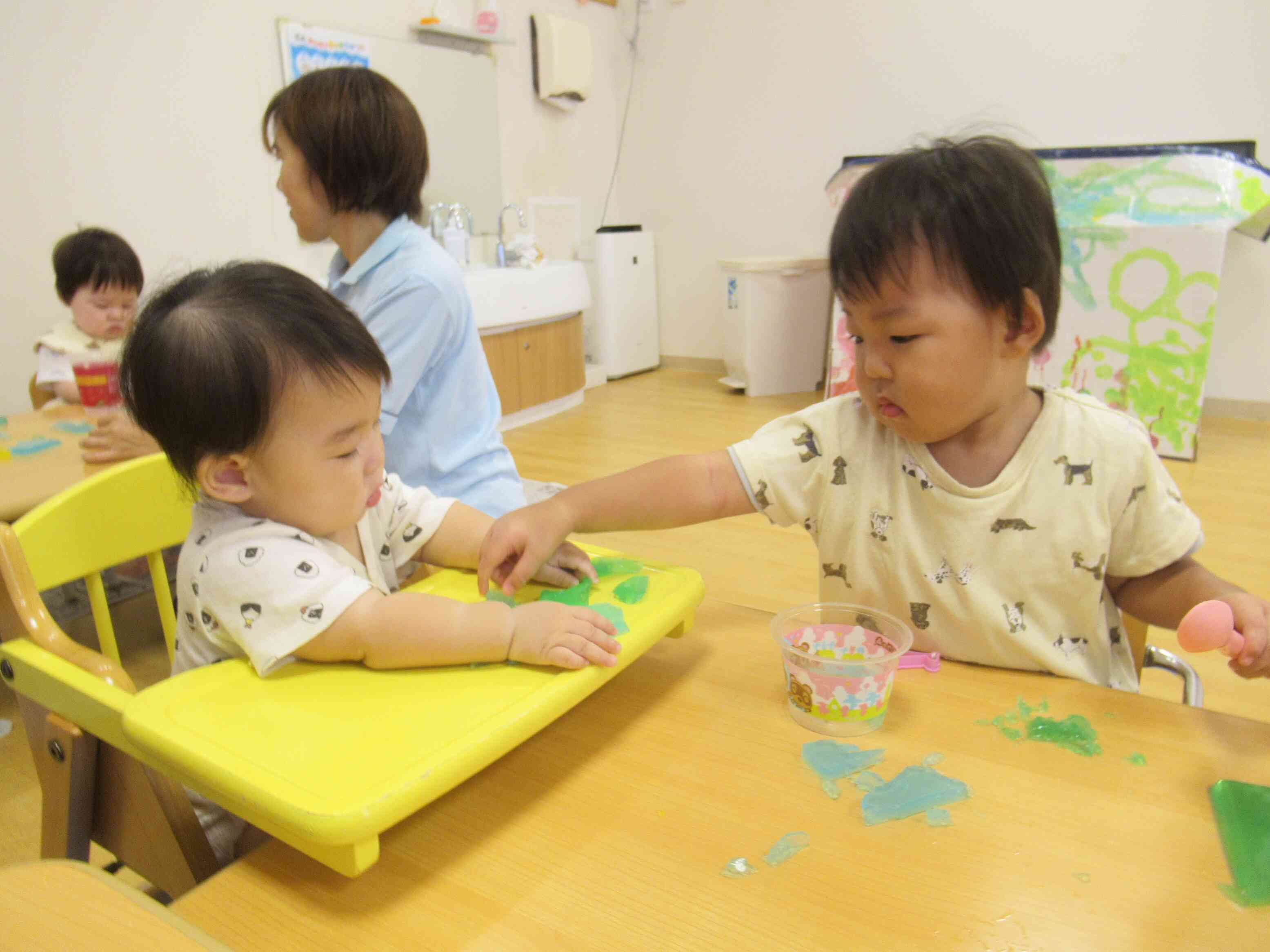 寒天あそび