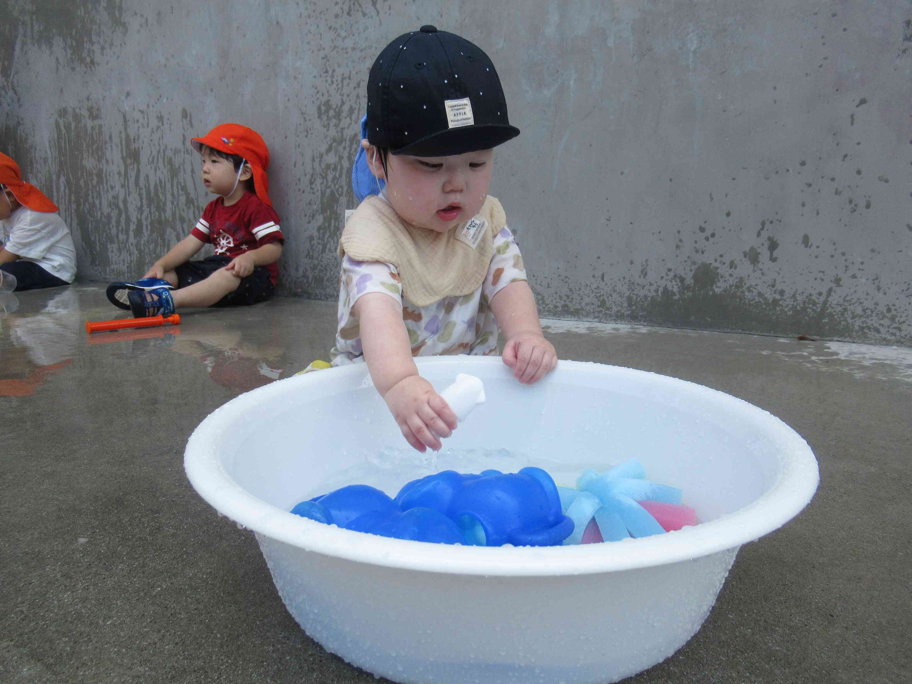 お気に入りの玩具を見つけたよ