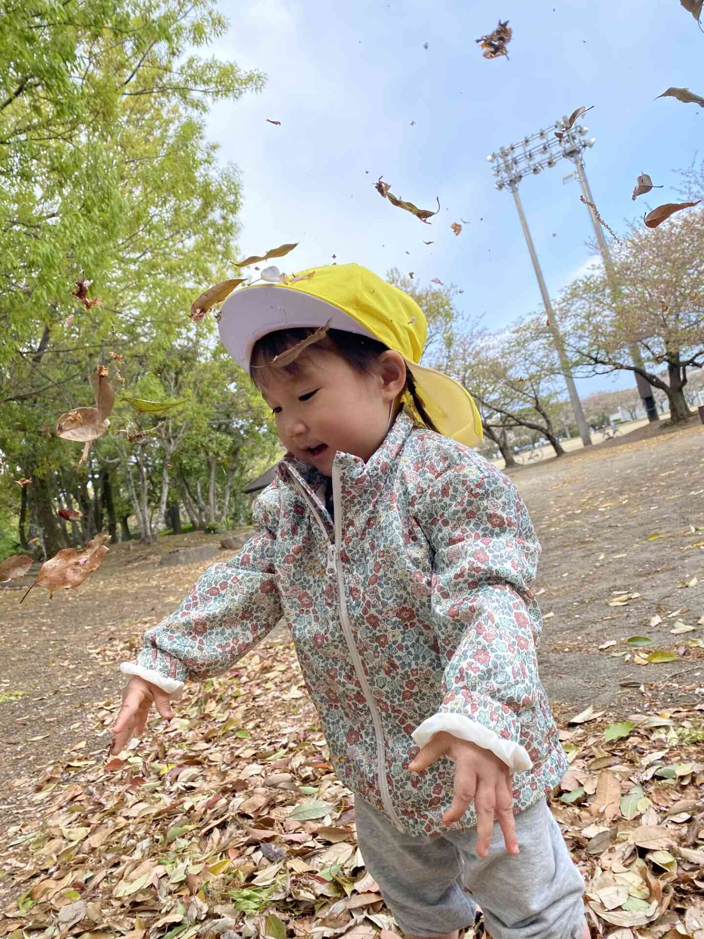 元気いっぱいの１歳児さん