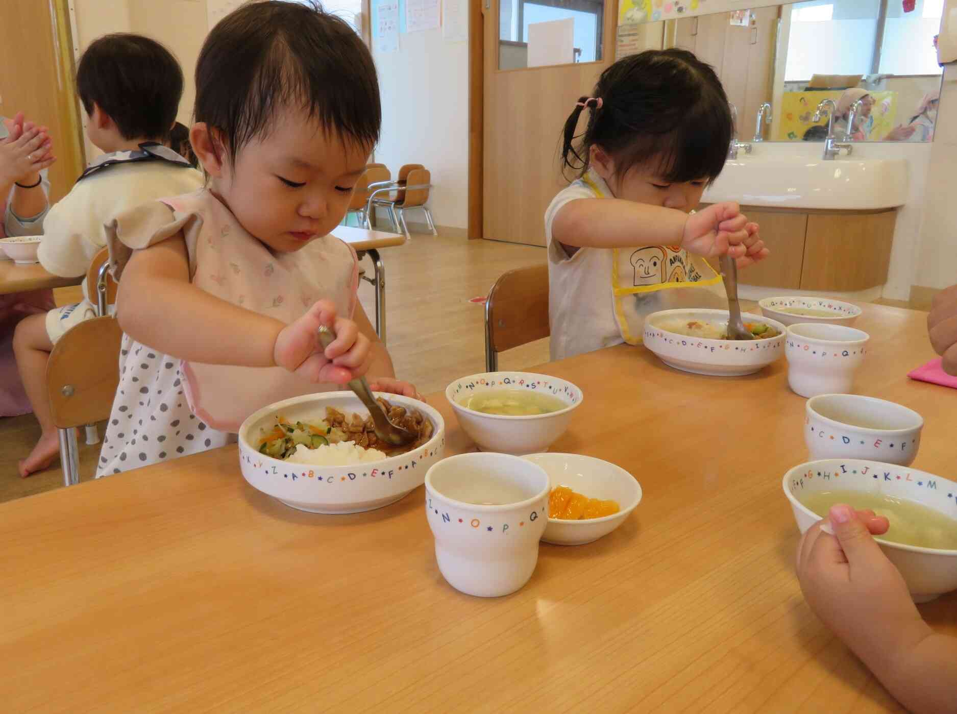 スプーン上手だね