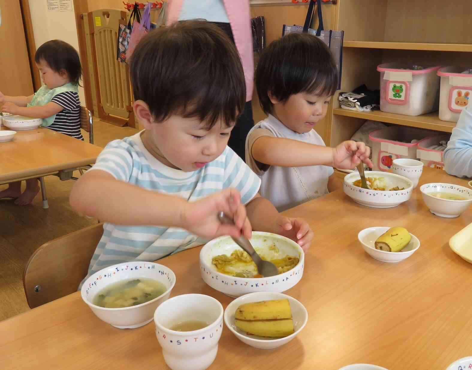 たくさん食べたね！