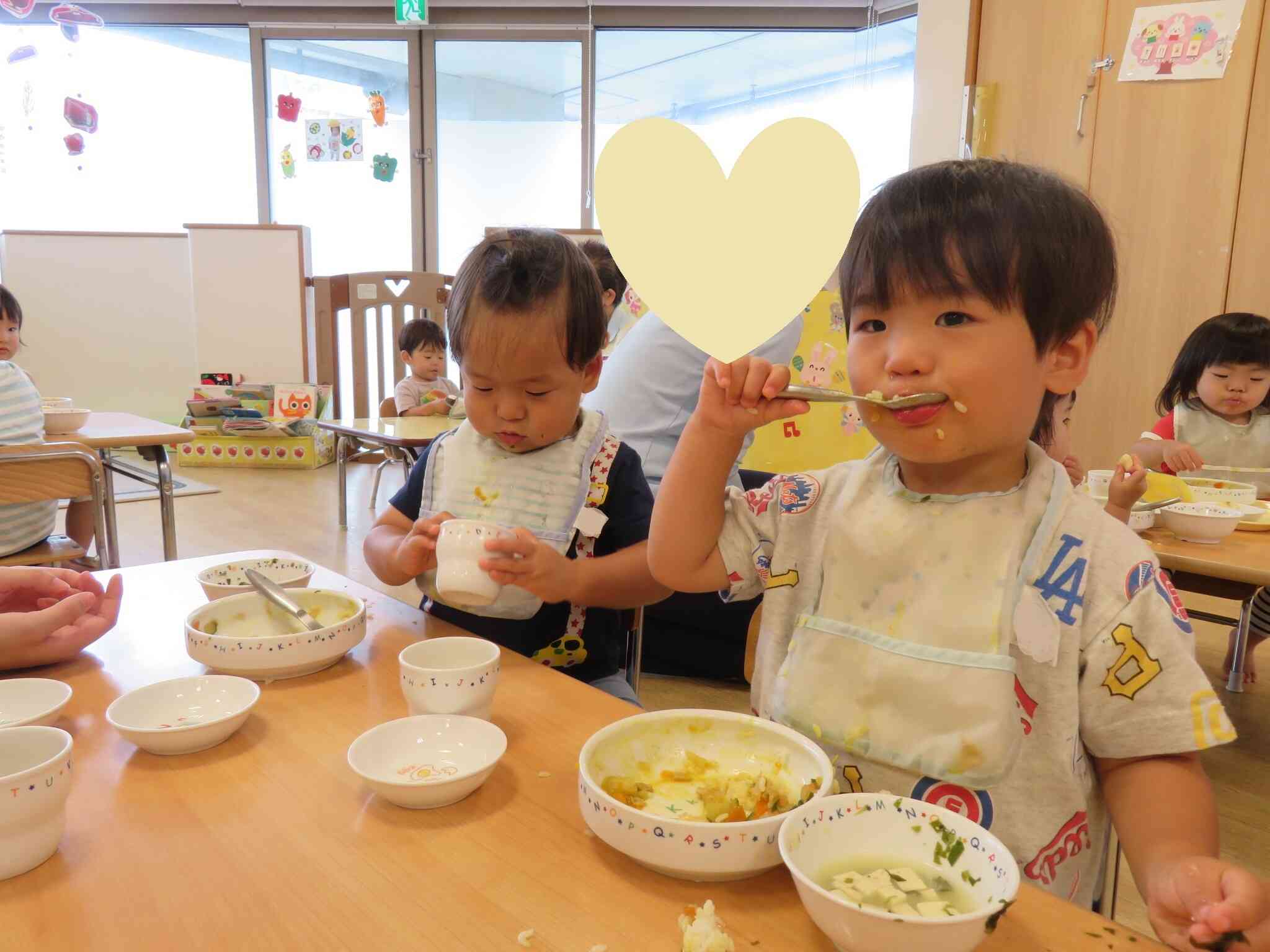 お野菜食べれたね☆