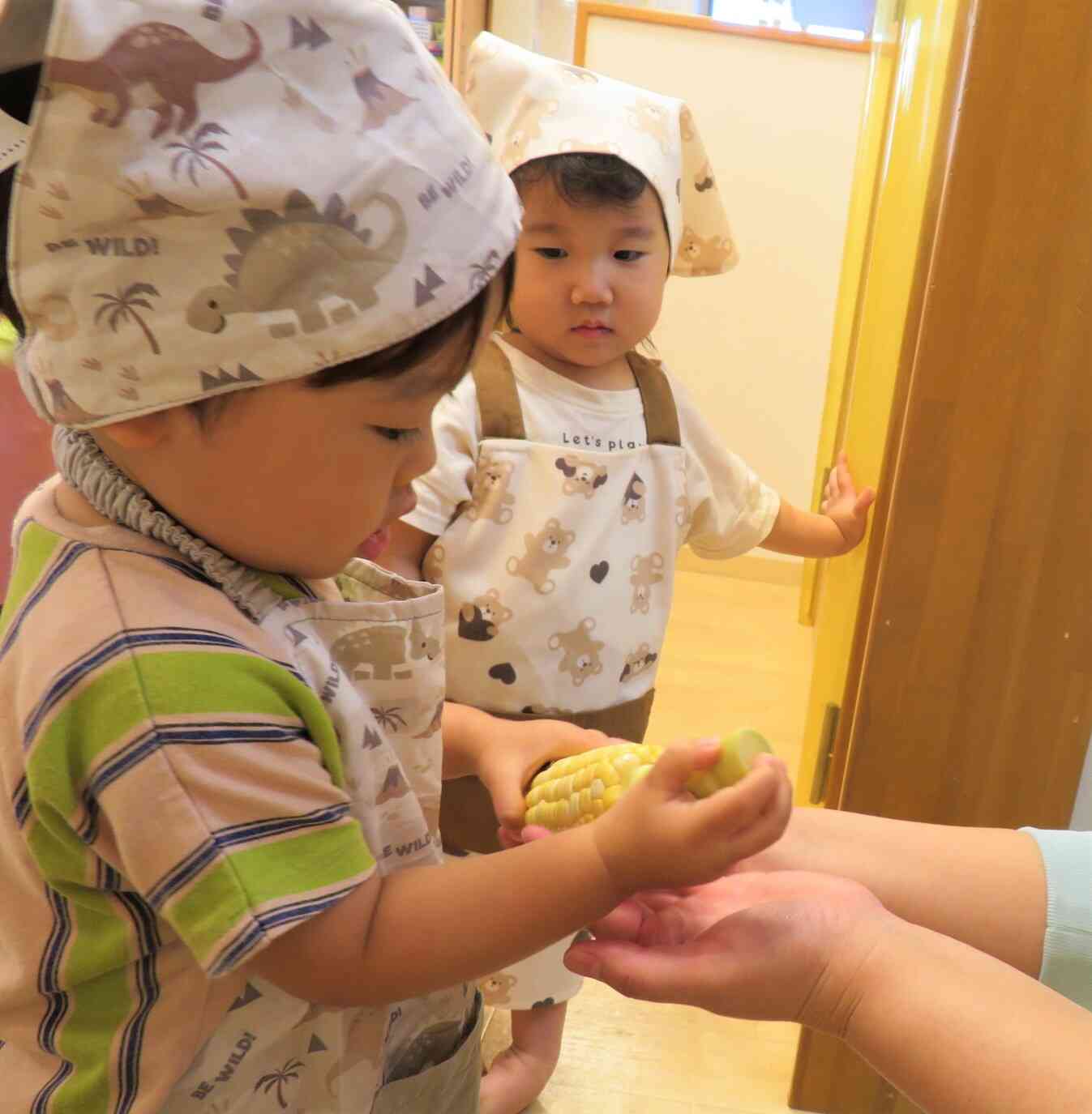 先生どうぞ♪美味しいおやつに変身させてね