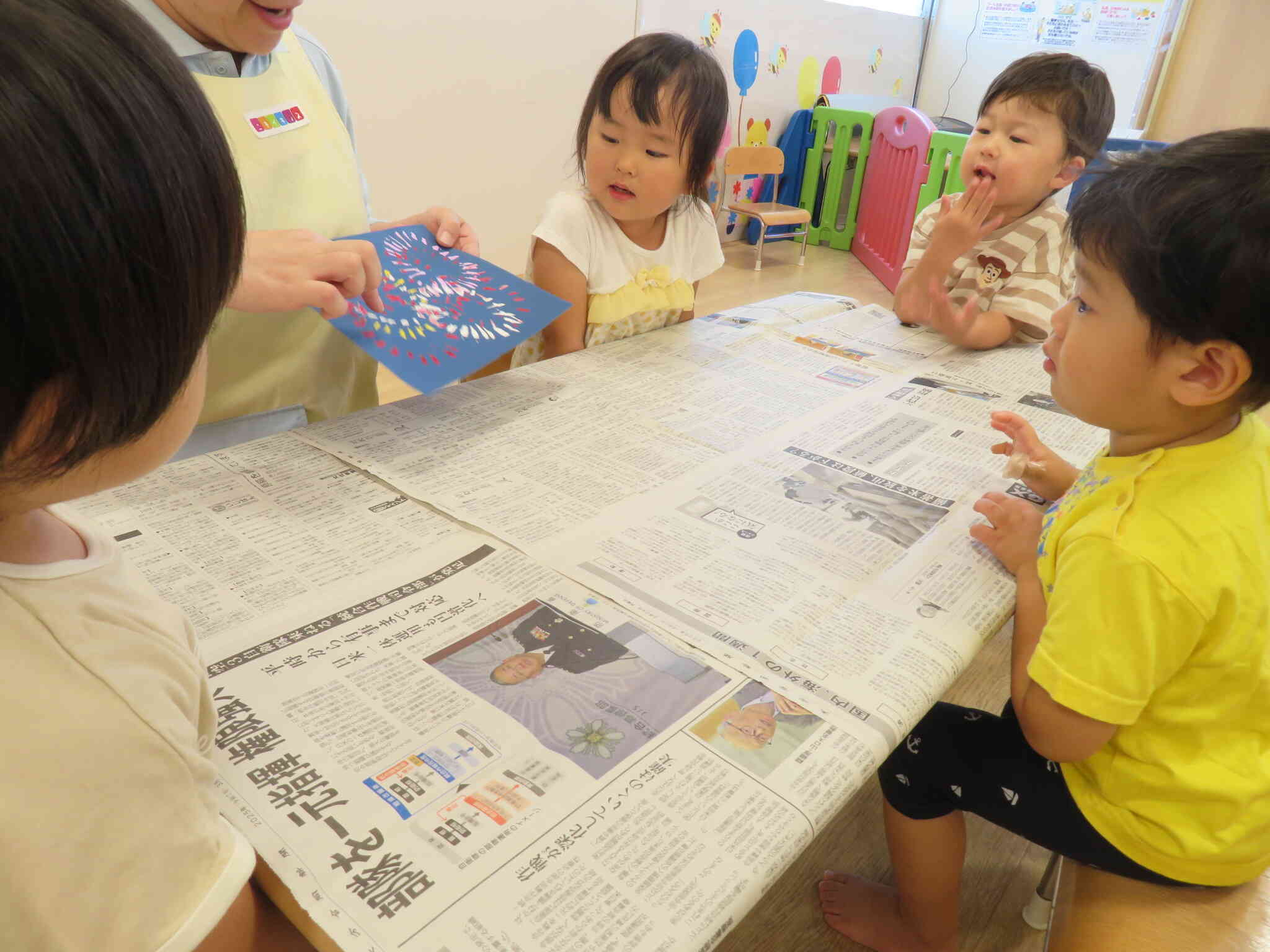花火製作(2歳児)