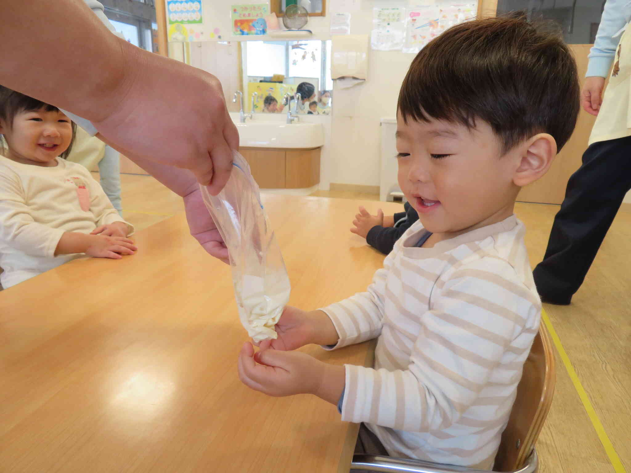 やわらかいね！