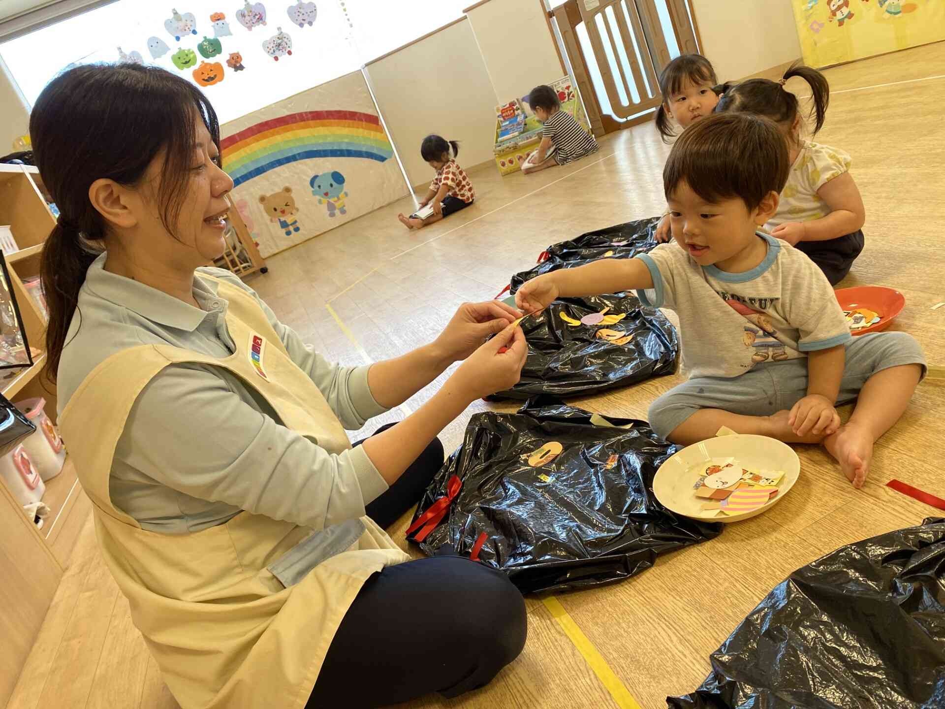 ハロウィン衣装づくり（１歳児）