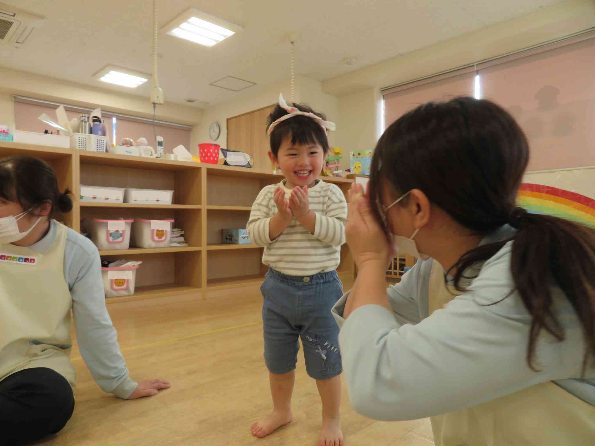 先生とお話楽しいね