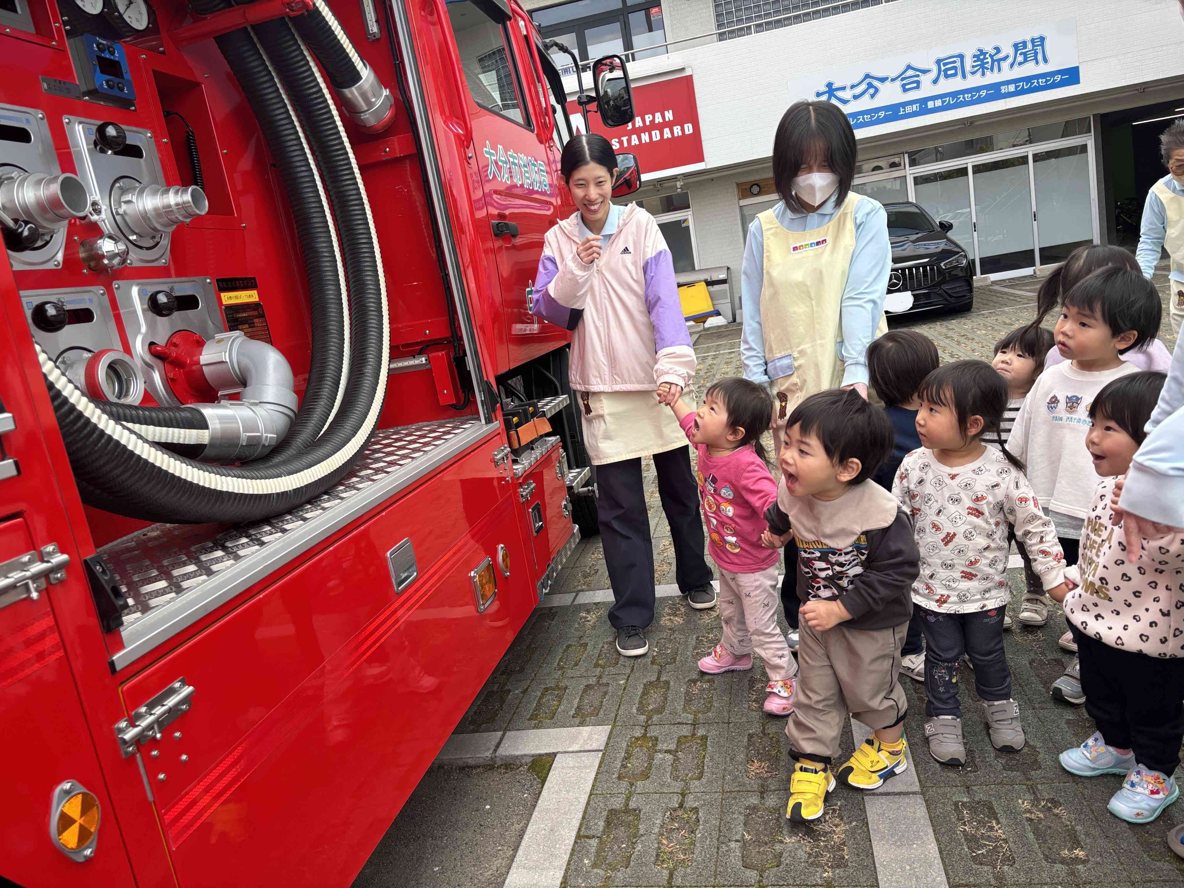 はたらく車を見学！