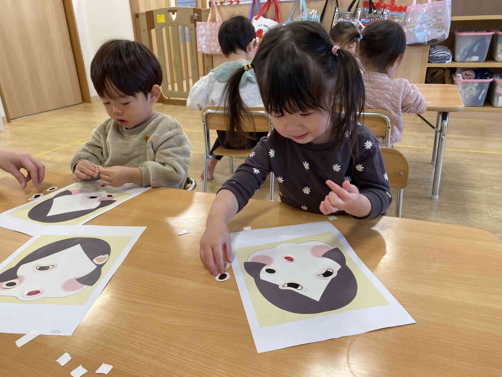 福笑い（１歳児）