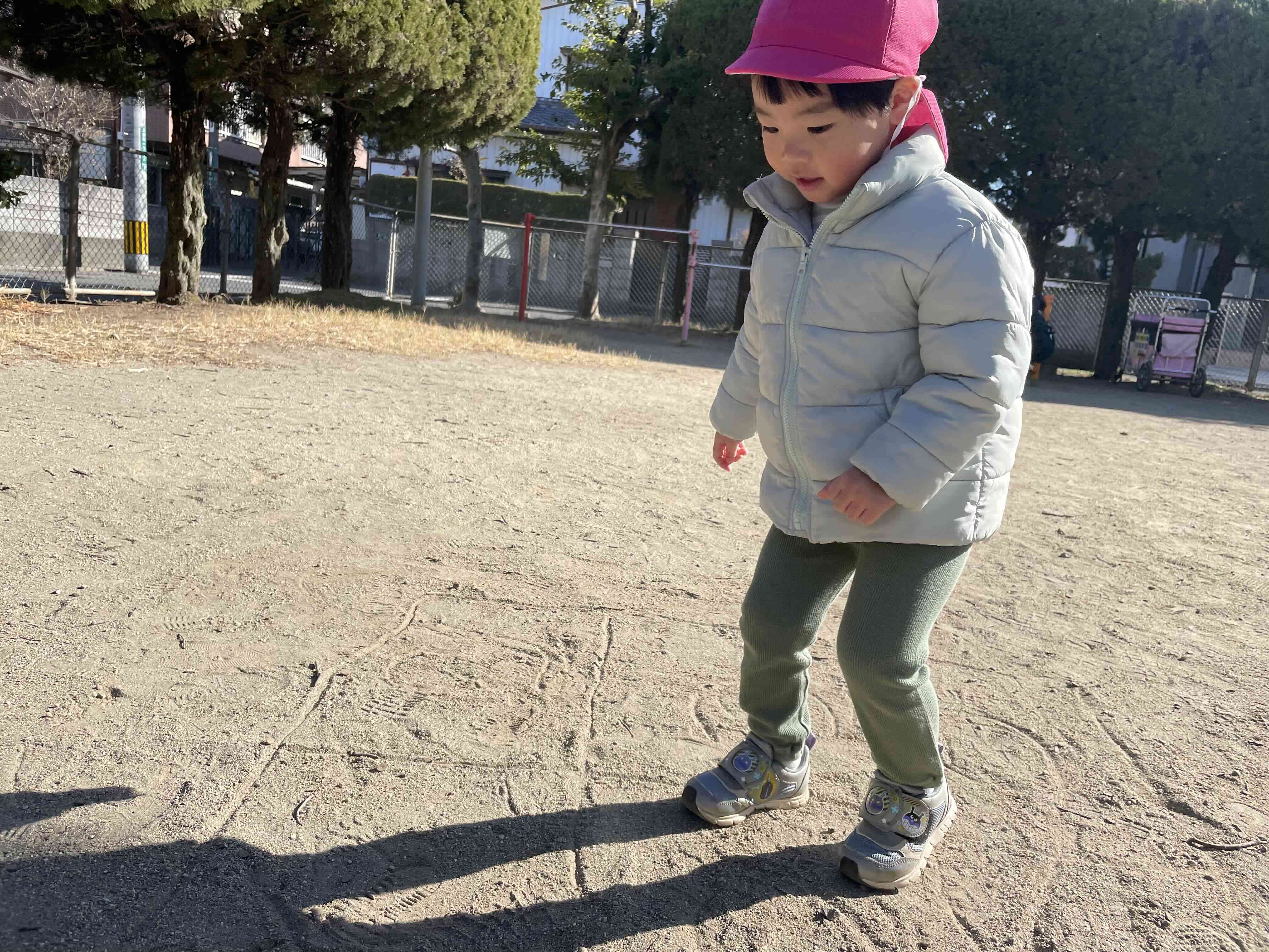 枠の中にジャンプ！