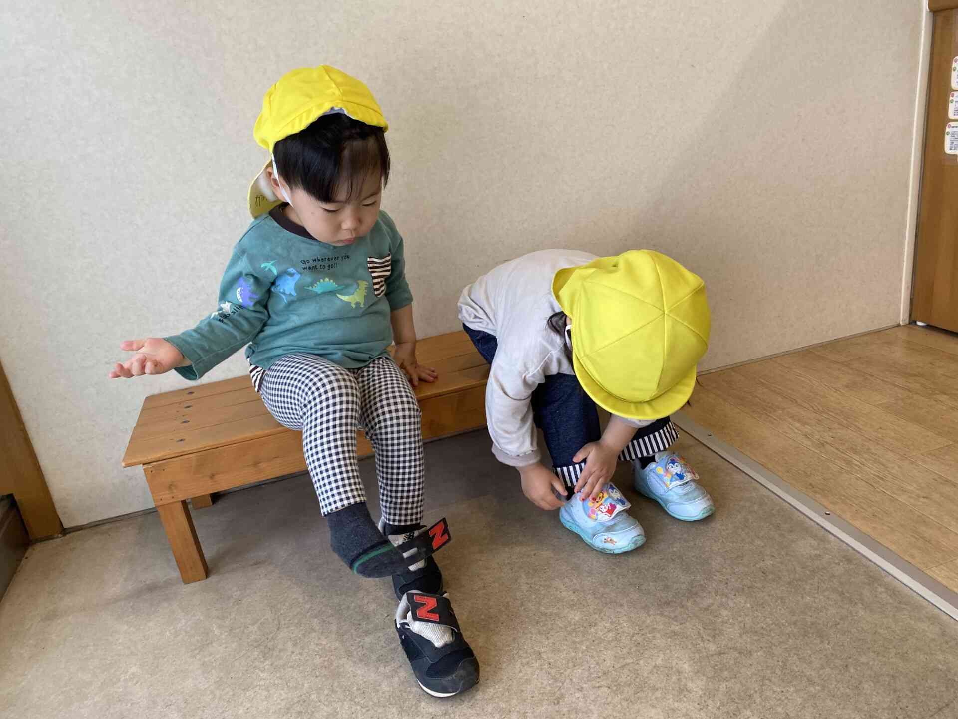 戸外活動（２歳児）