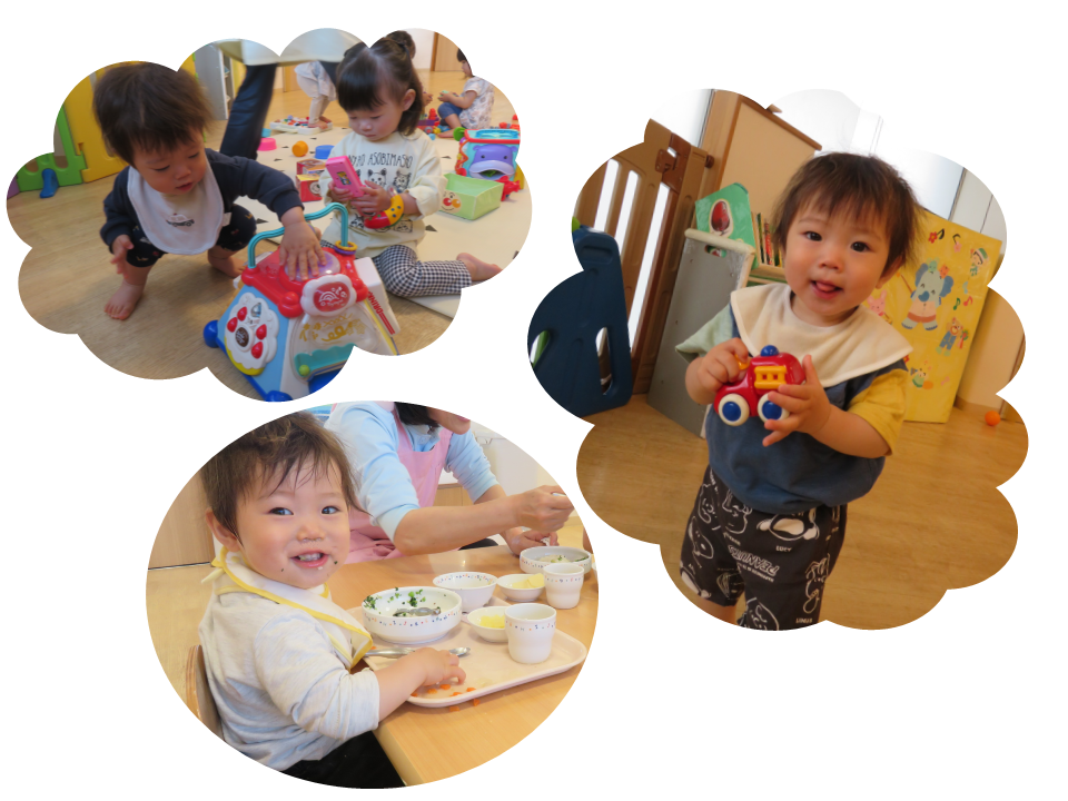興味がいっぱい！0歳児さん