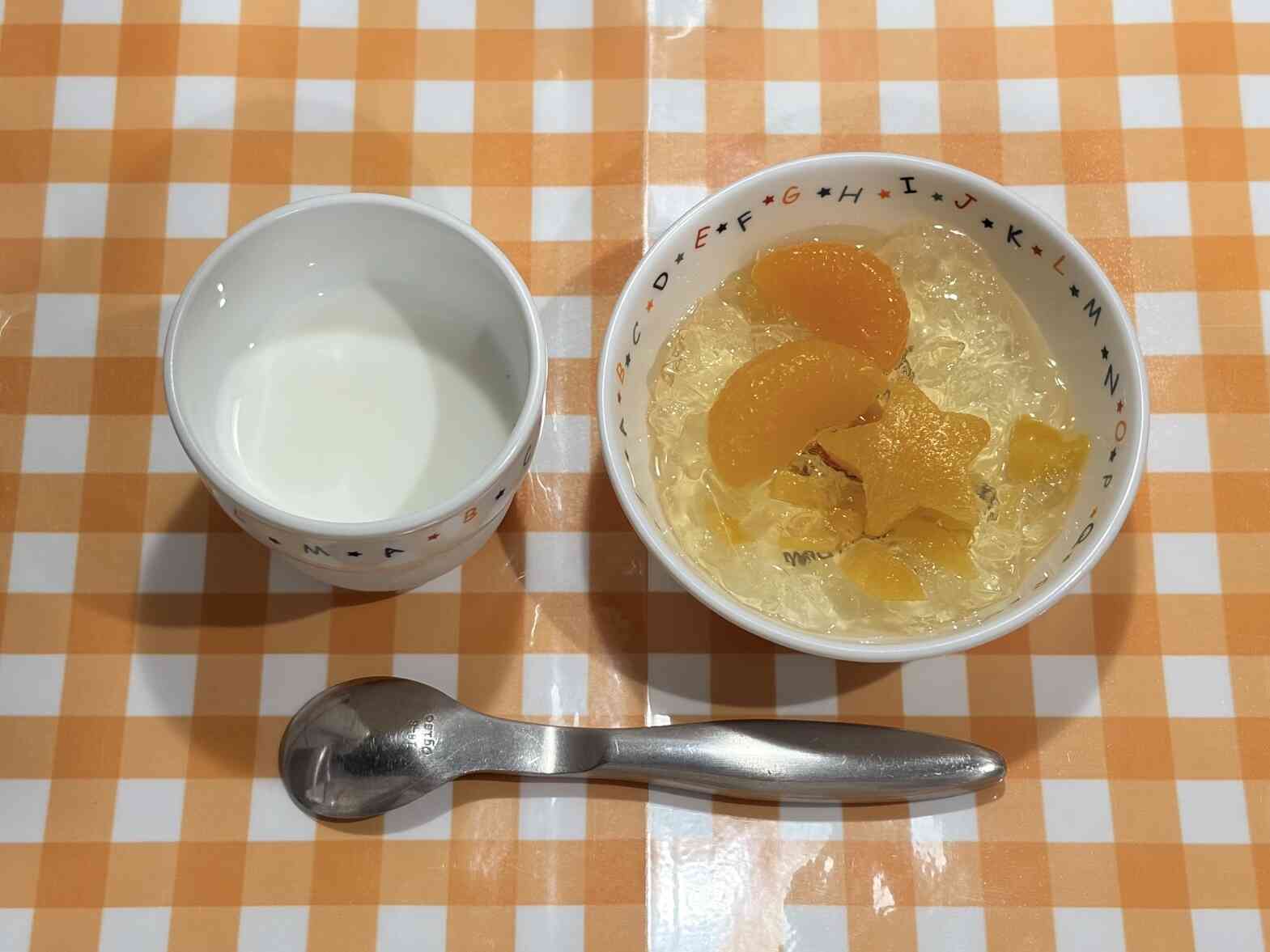七夕りんご寒天