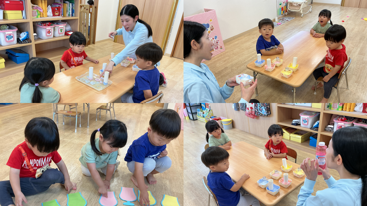 バブルアート（２歳児）