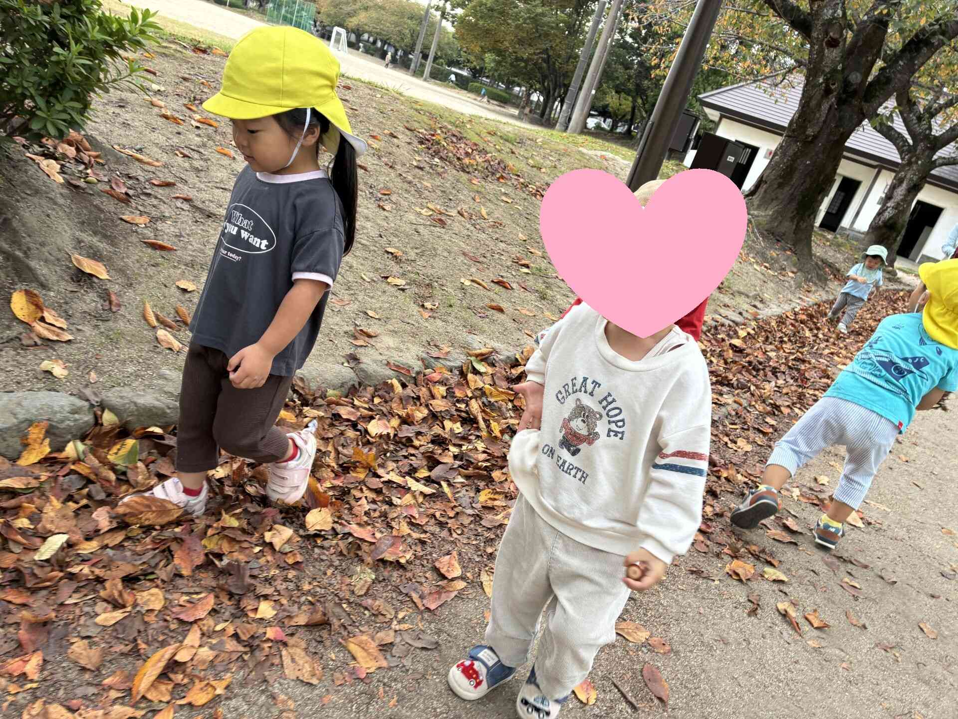 秋の自然を感じながら♪