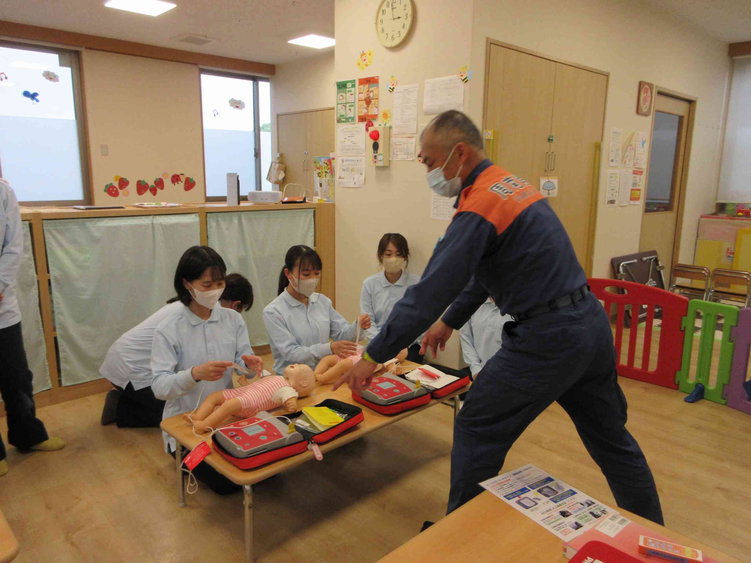 熱のこもった指導