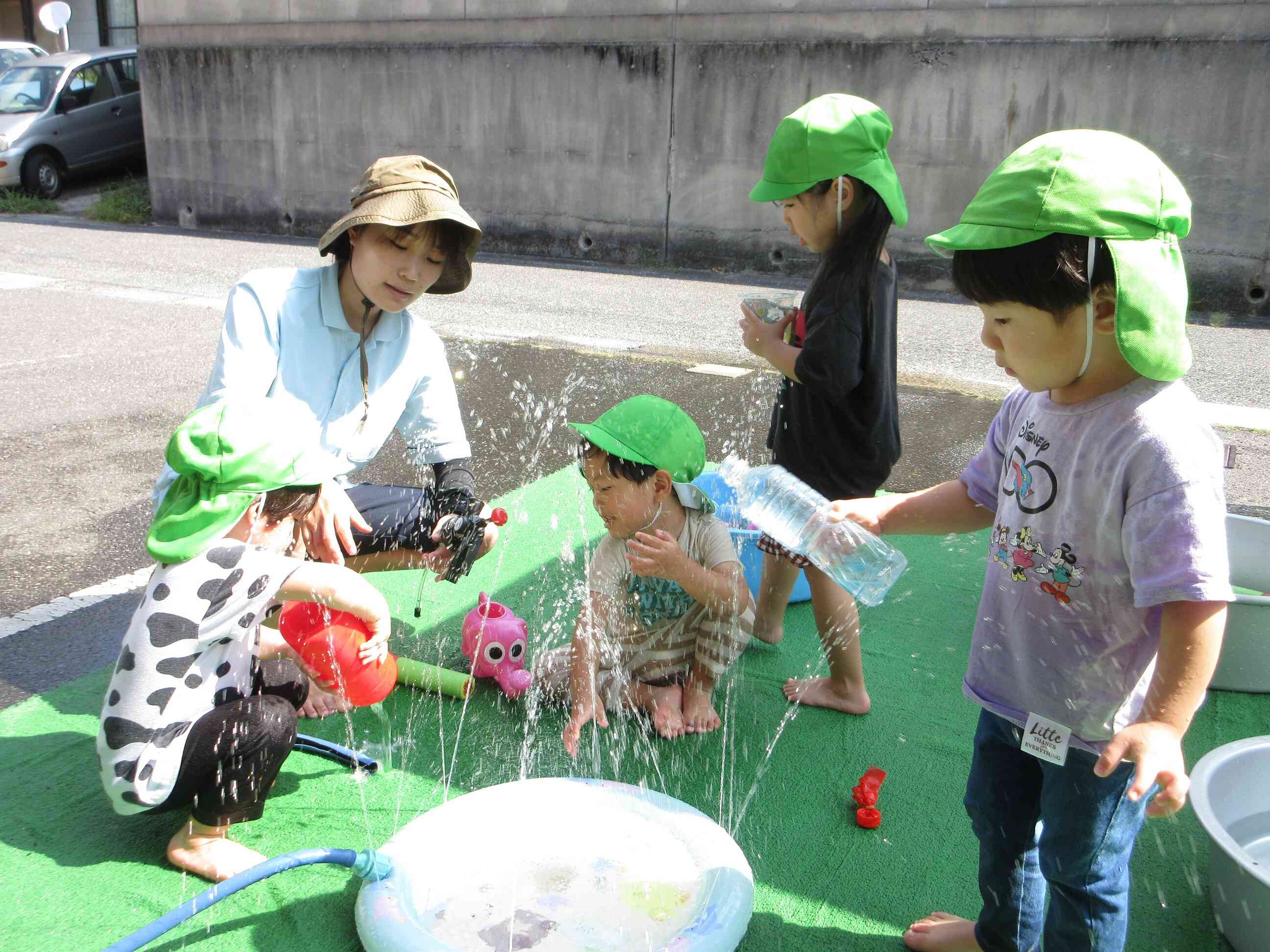 水遊び